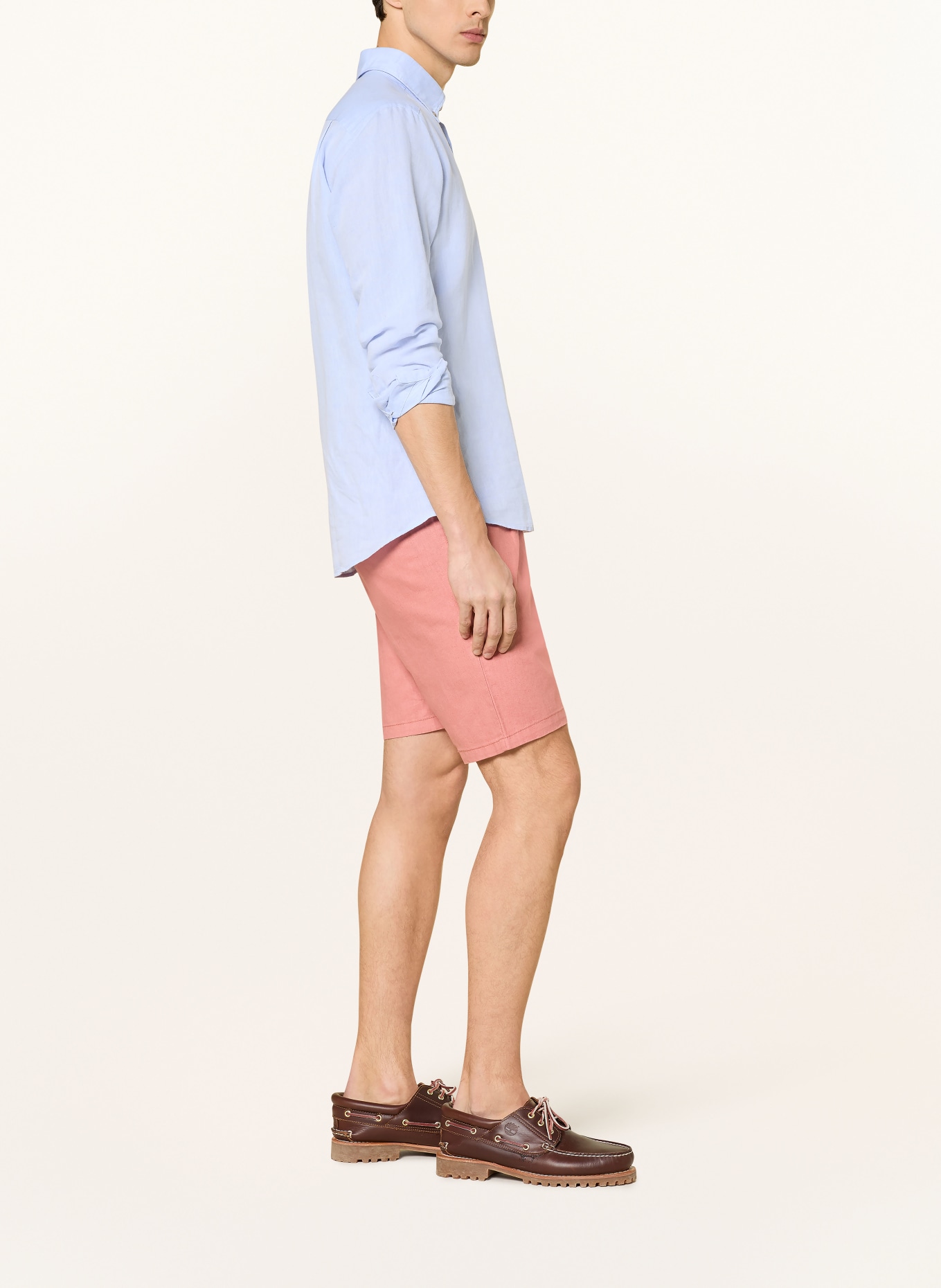 STROKESMAN'S Šortky Regular Fit s kapsičkami: SVĚTLE ČERVENÁ