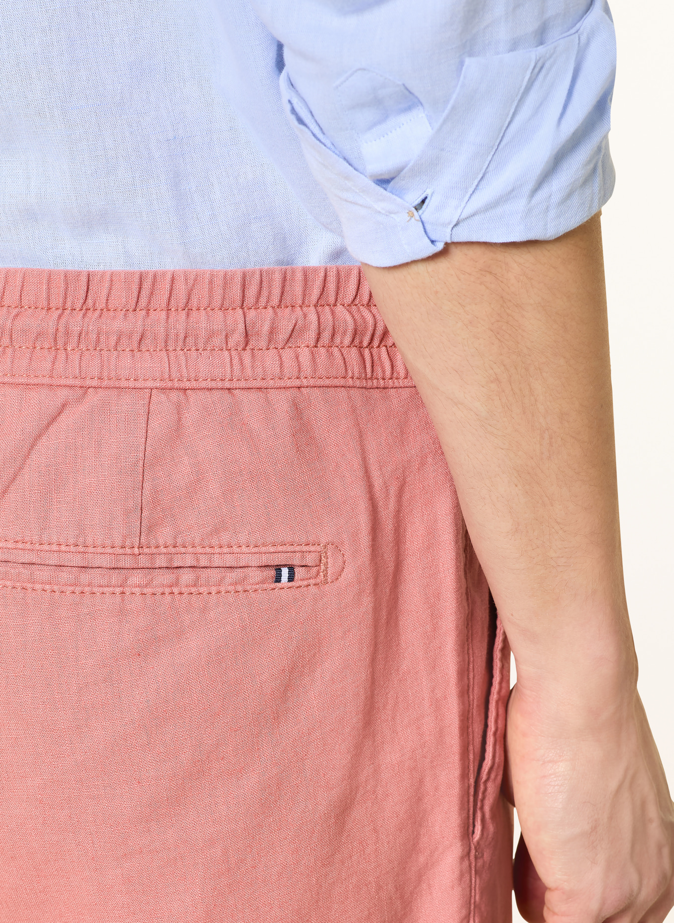 STROKESMAN'S Šortky Regular Fit s kapsičkami: SVĚTLE ČERVENÁ