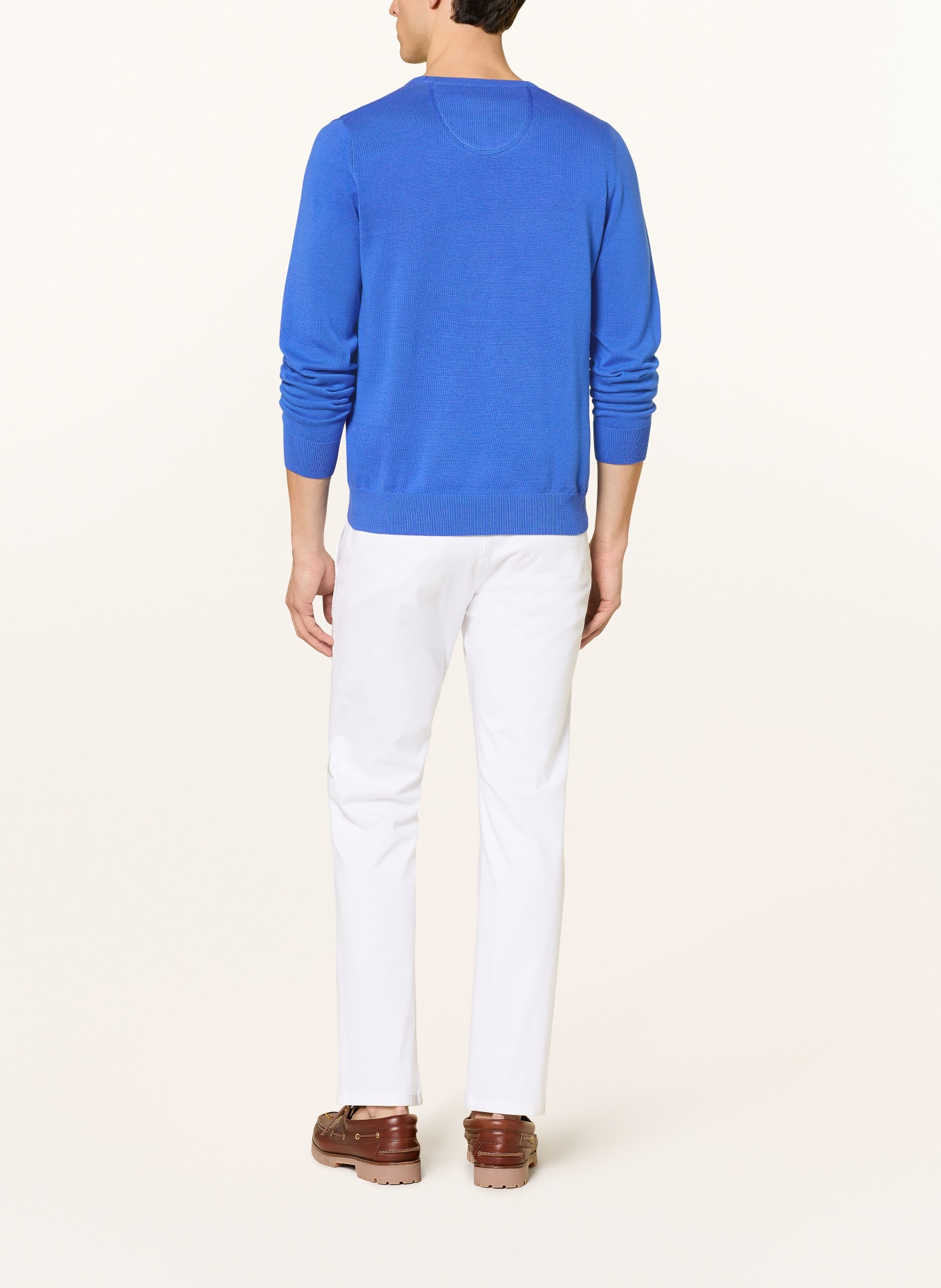 STROKESMAN'S Chino Regular Fit: WEISS