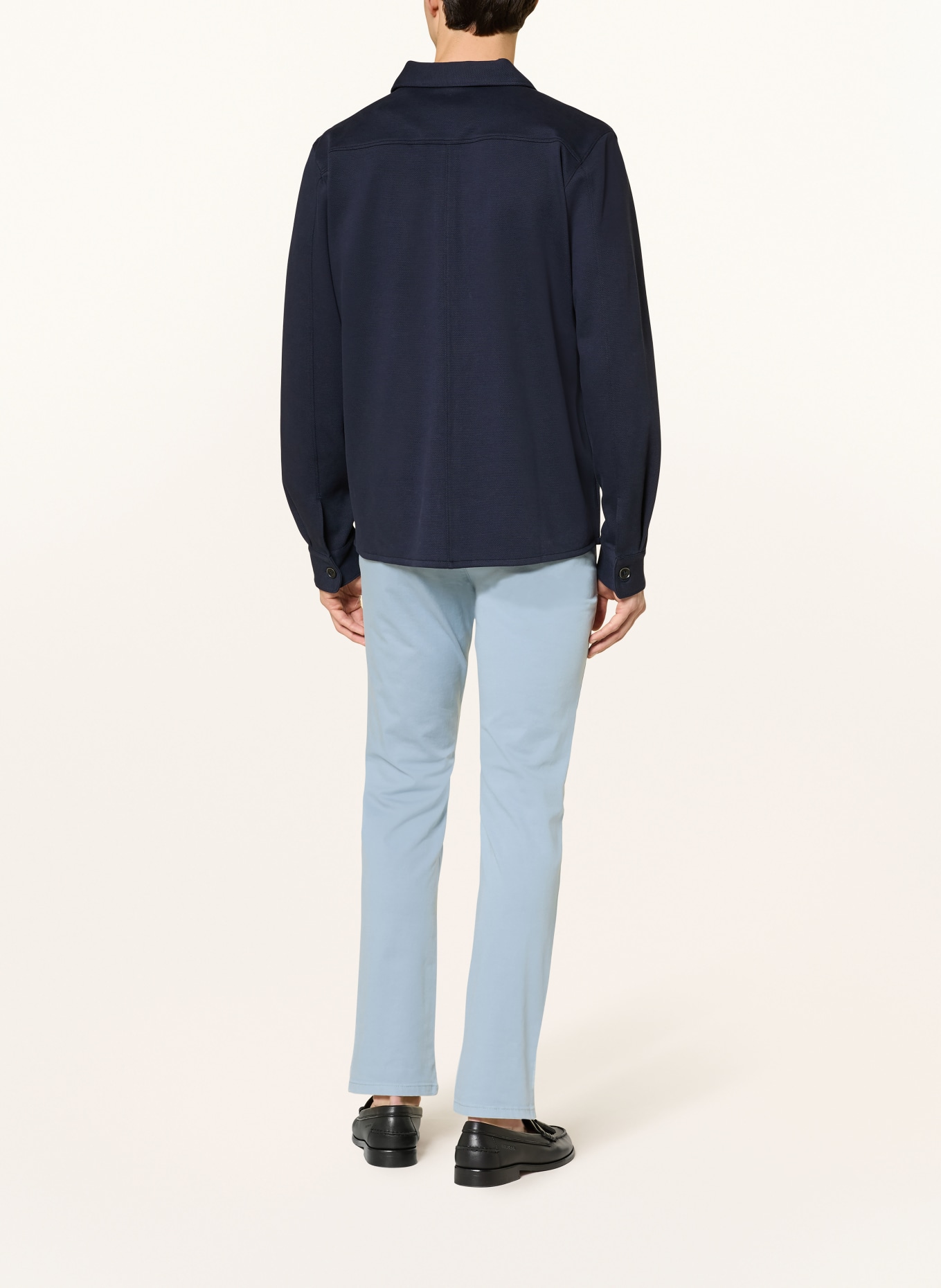 STROKESMAN'S Chino Regular Fit: JASNONIEBIESKI