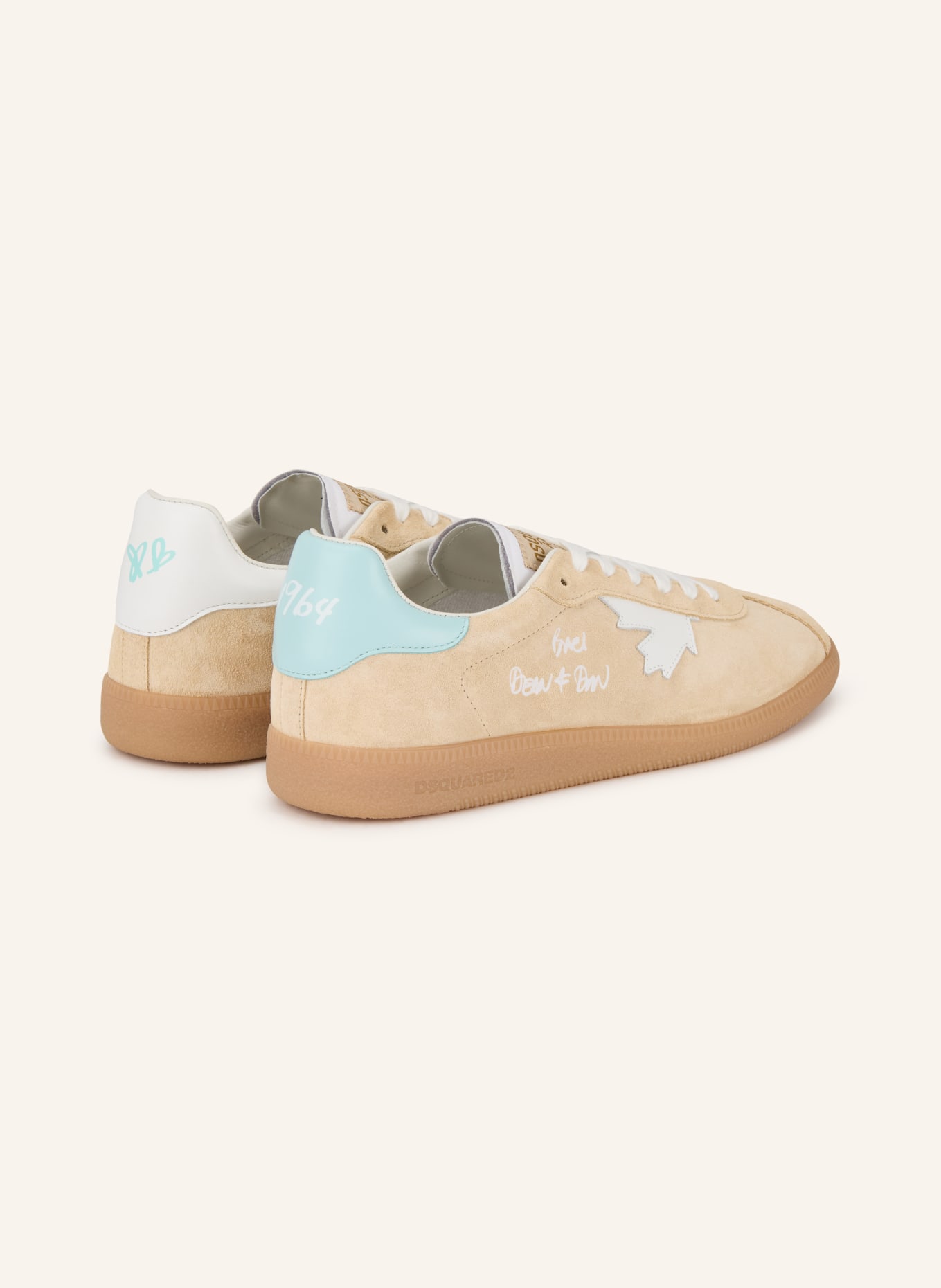 DSQUARED2 sneaker: BEIGE / WHITE