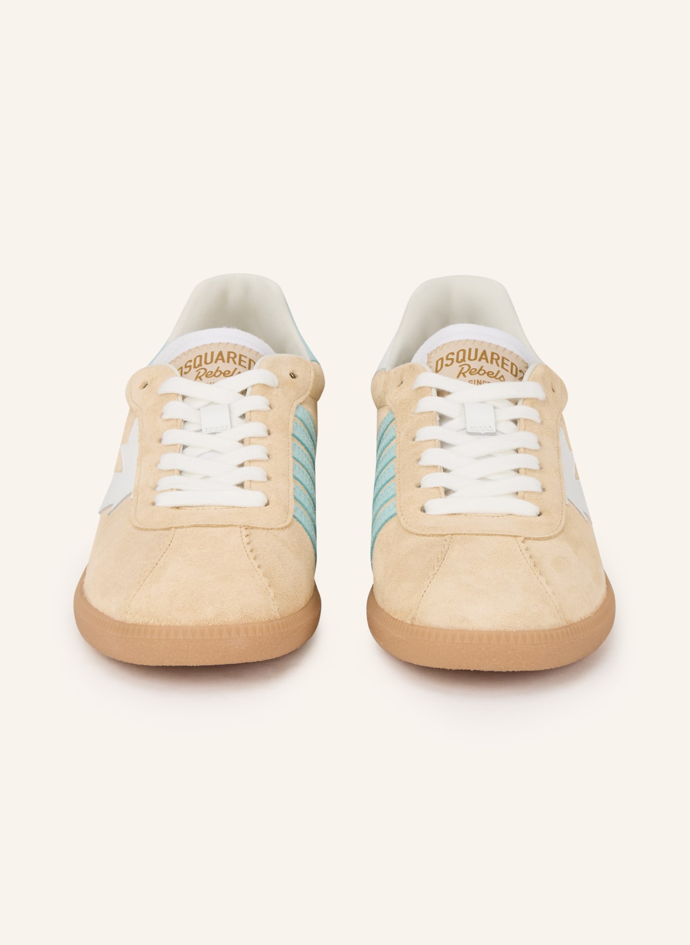 DSQUARED2 sneaker: BEIGE / WHITE
