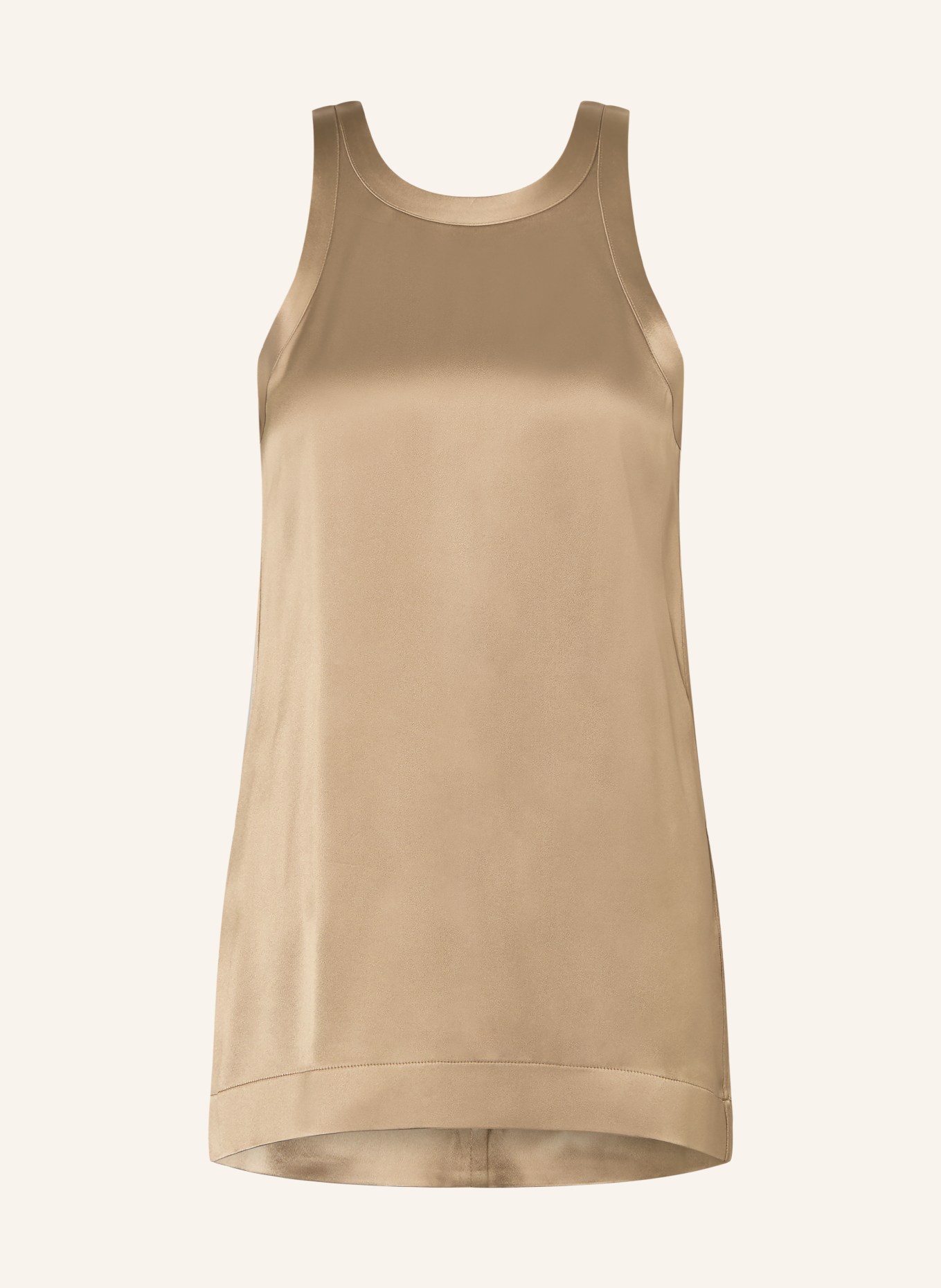 TOTEME Satynowa bluzka: JASNOBRĄZOWY