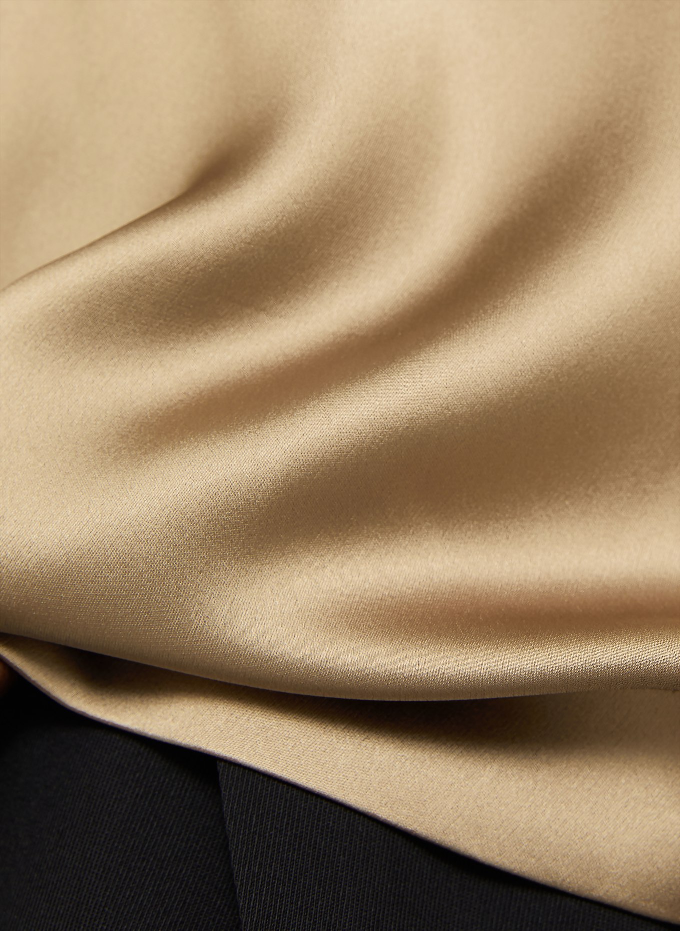 TOTEME Satynowa bluzka: JASNOBRĄZOWY