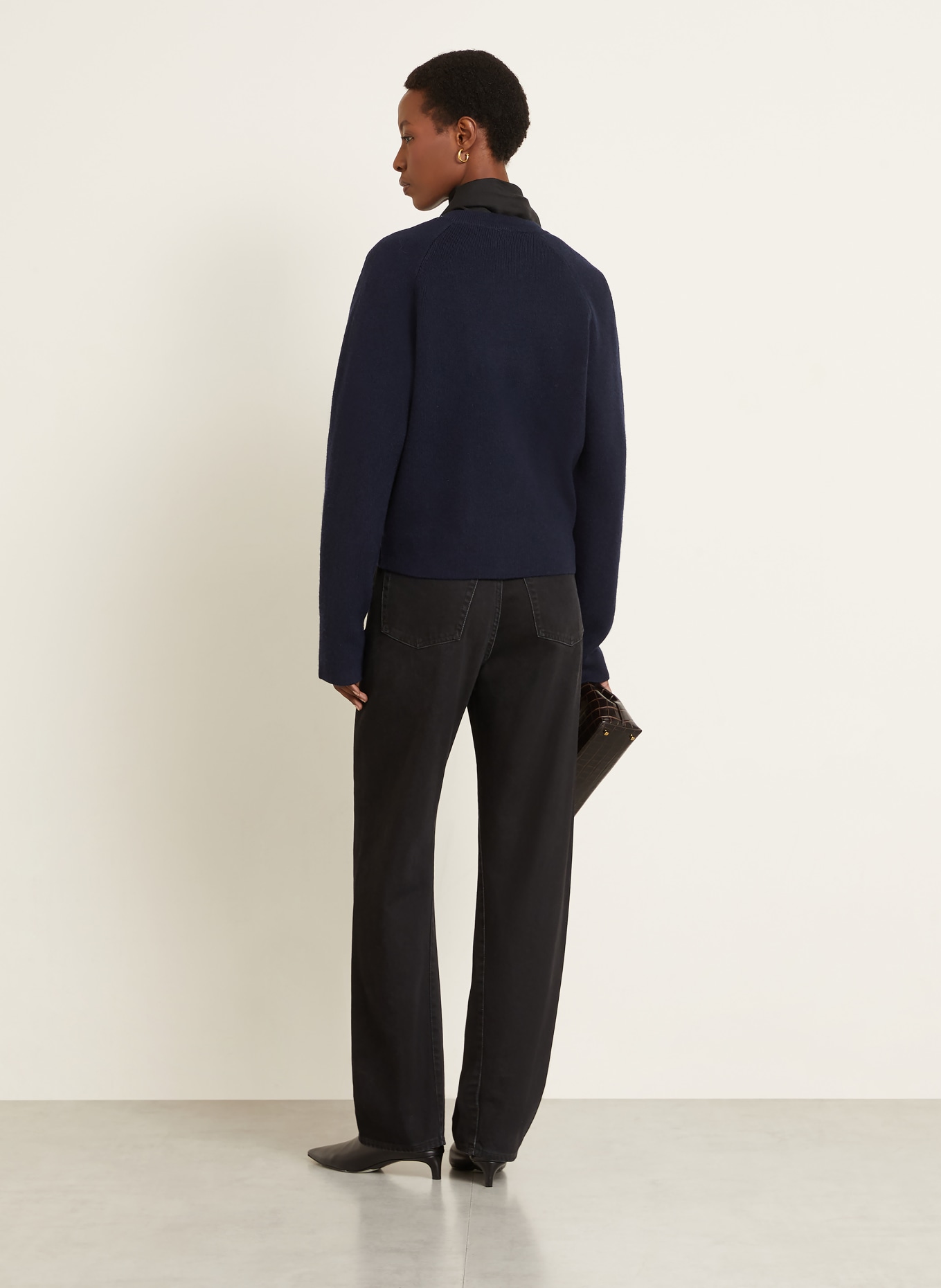 TOTEME Proste dżinsy: 230 FADED BLACK