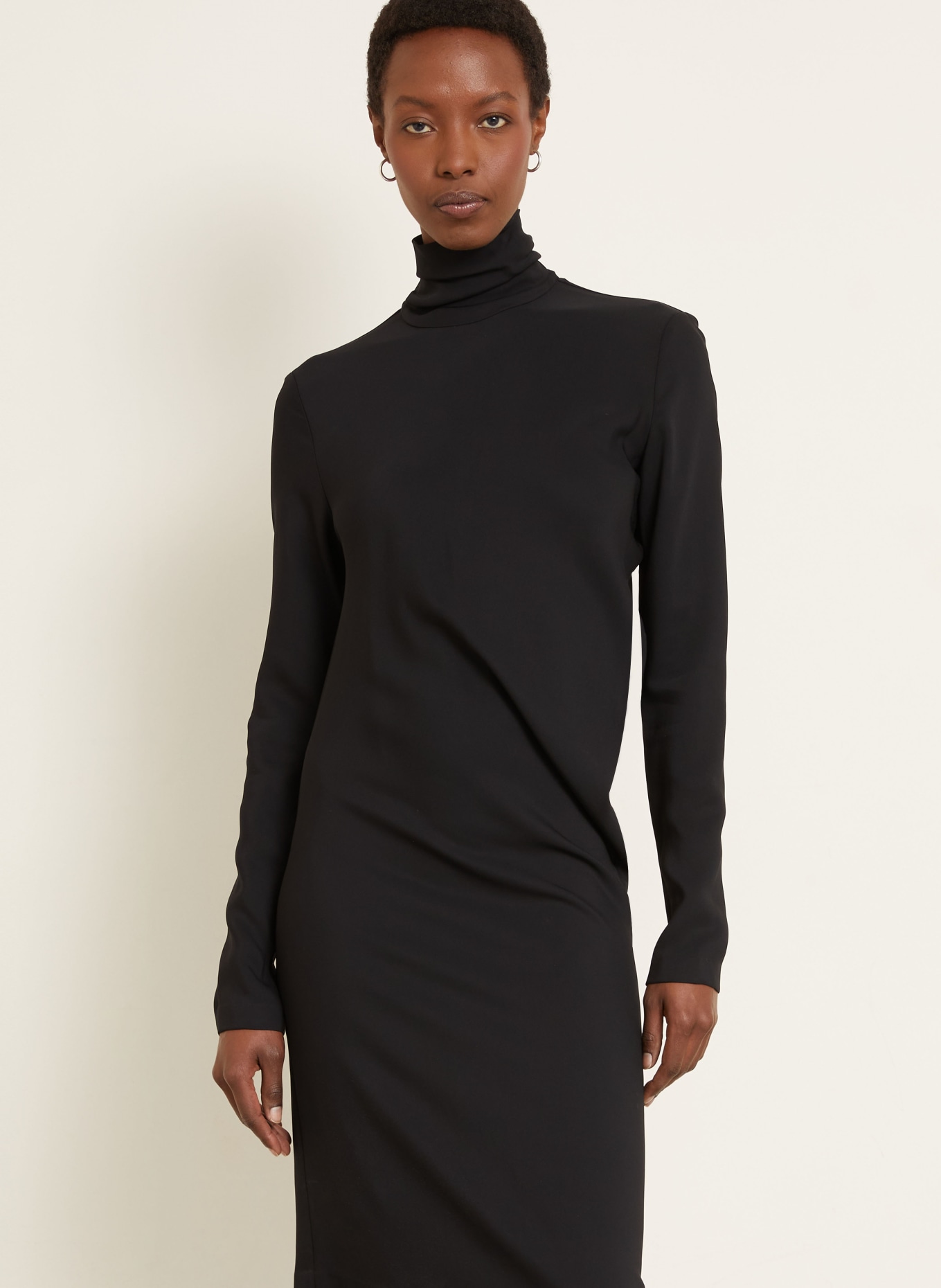 TOTEME TWIST dress: BLACK