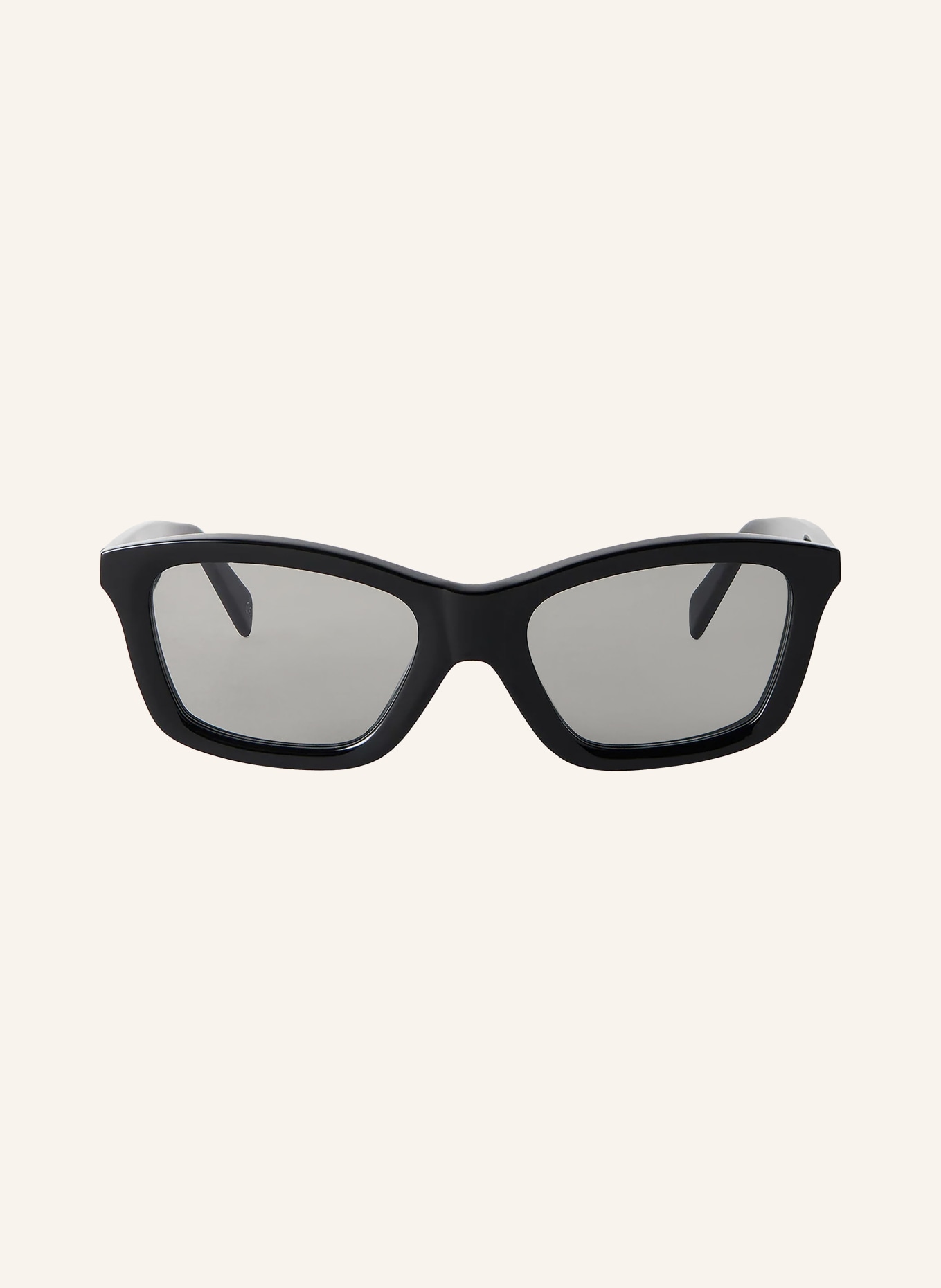 TOTEME sunglasses: BLACK / DARK GRAY