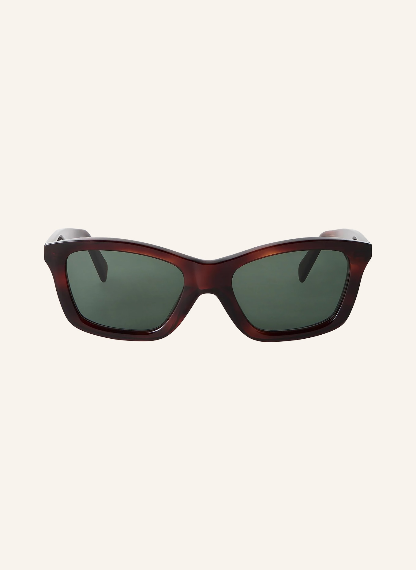 TOTEME sunglasses: HAVANA / DARK GREEN