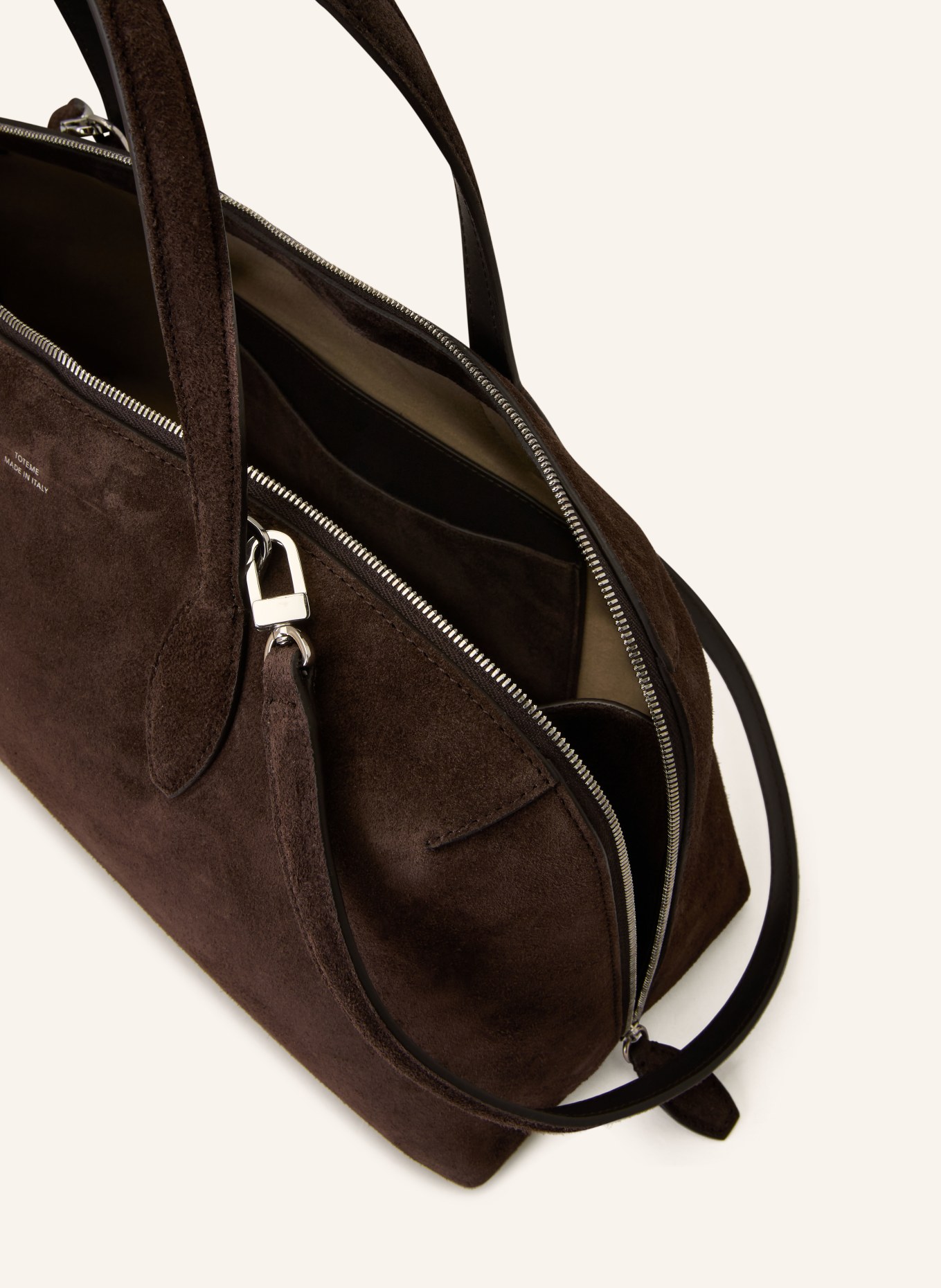 TOTEME Kabelka MEDIUM: TMAVĚ HNĚDÁ