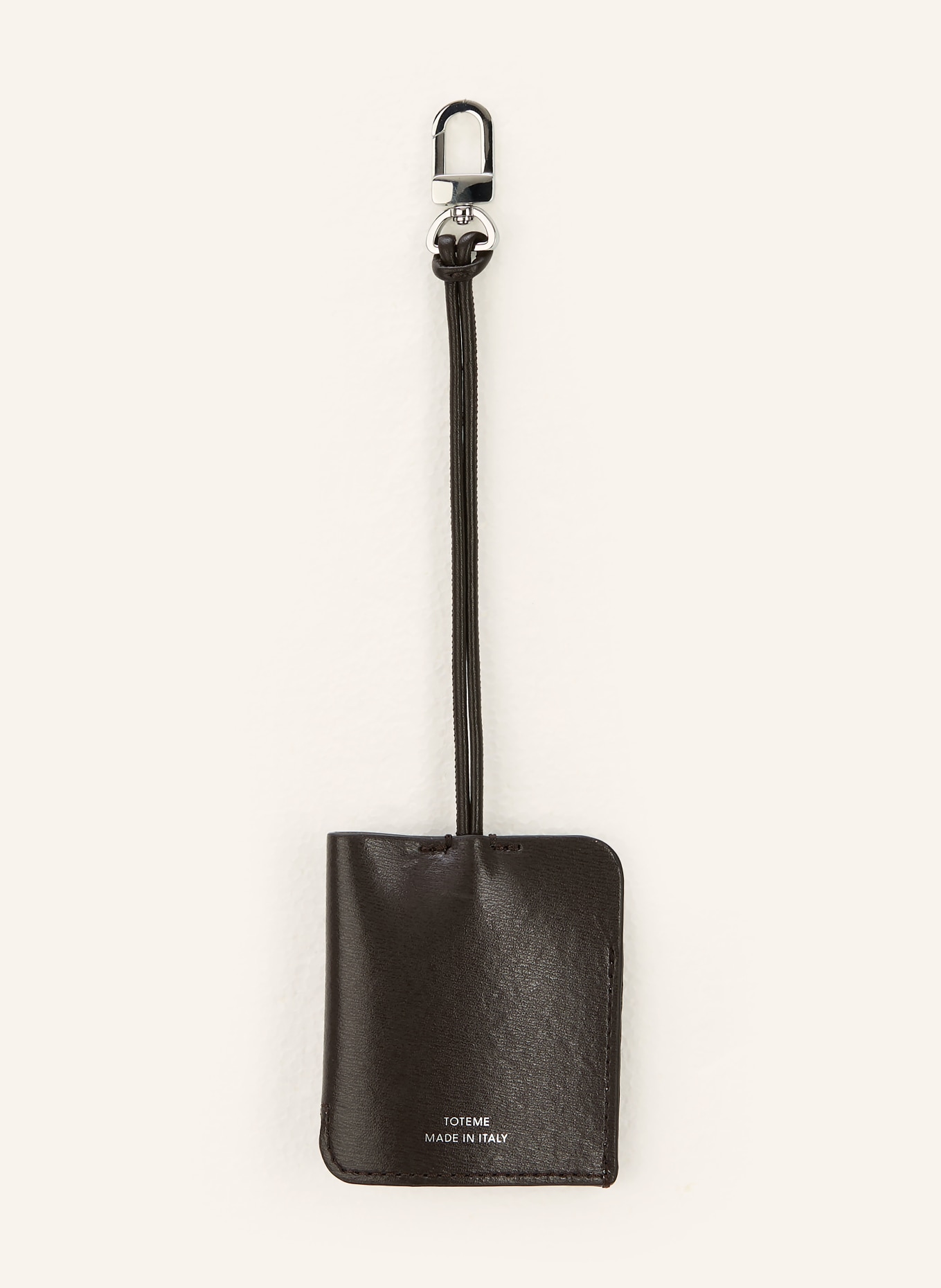 TOTEME brelok do kluczy: CIEMNOBRĄZOWY