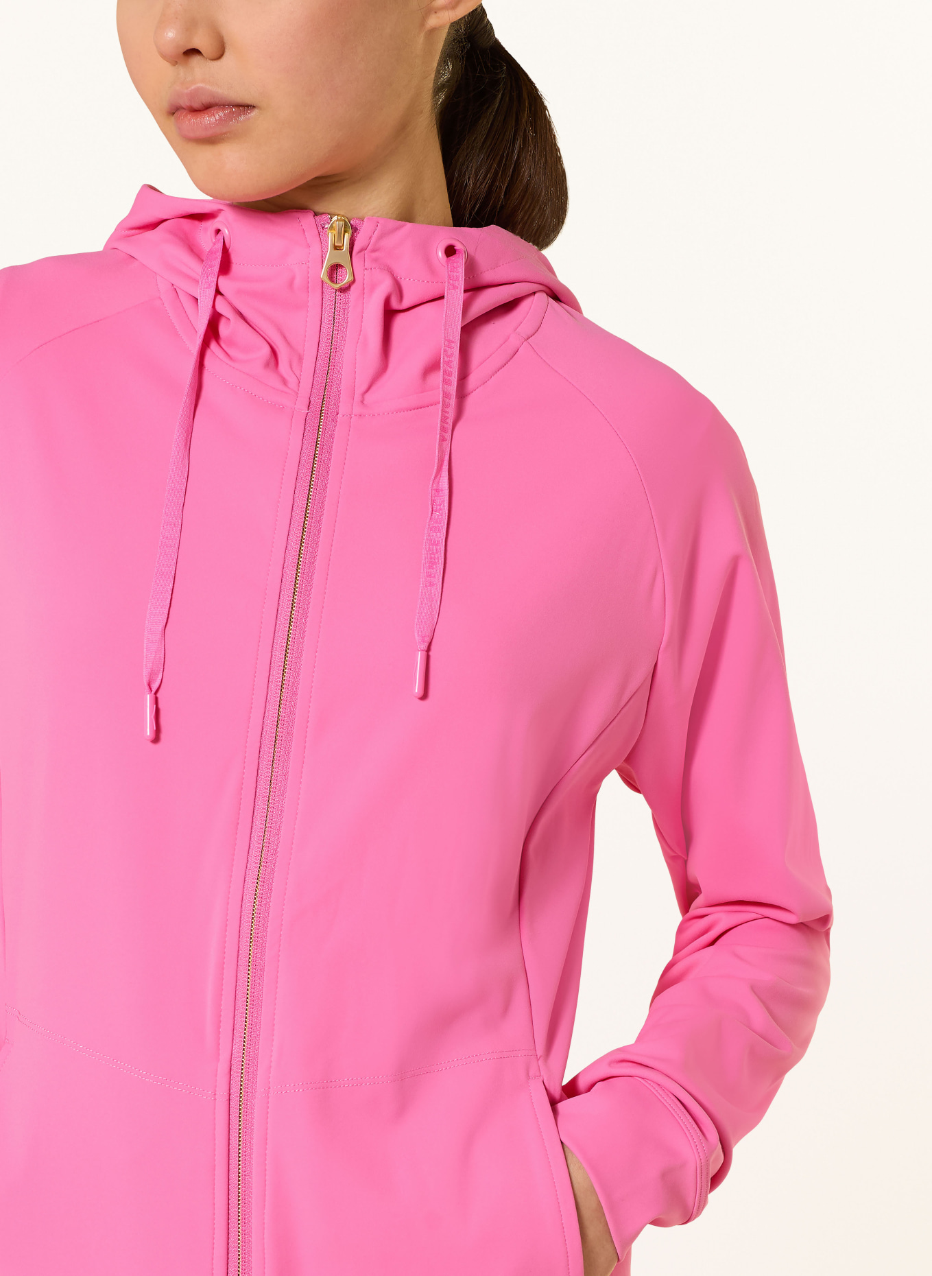 VENICE BEACH Kurtka treningowa VB_GETHA: MOCNORÓŻOWY