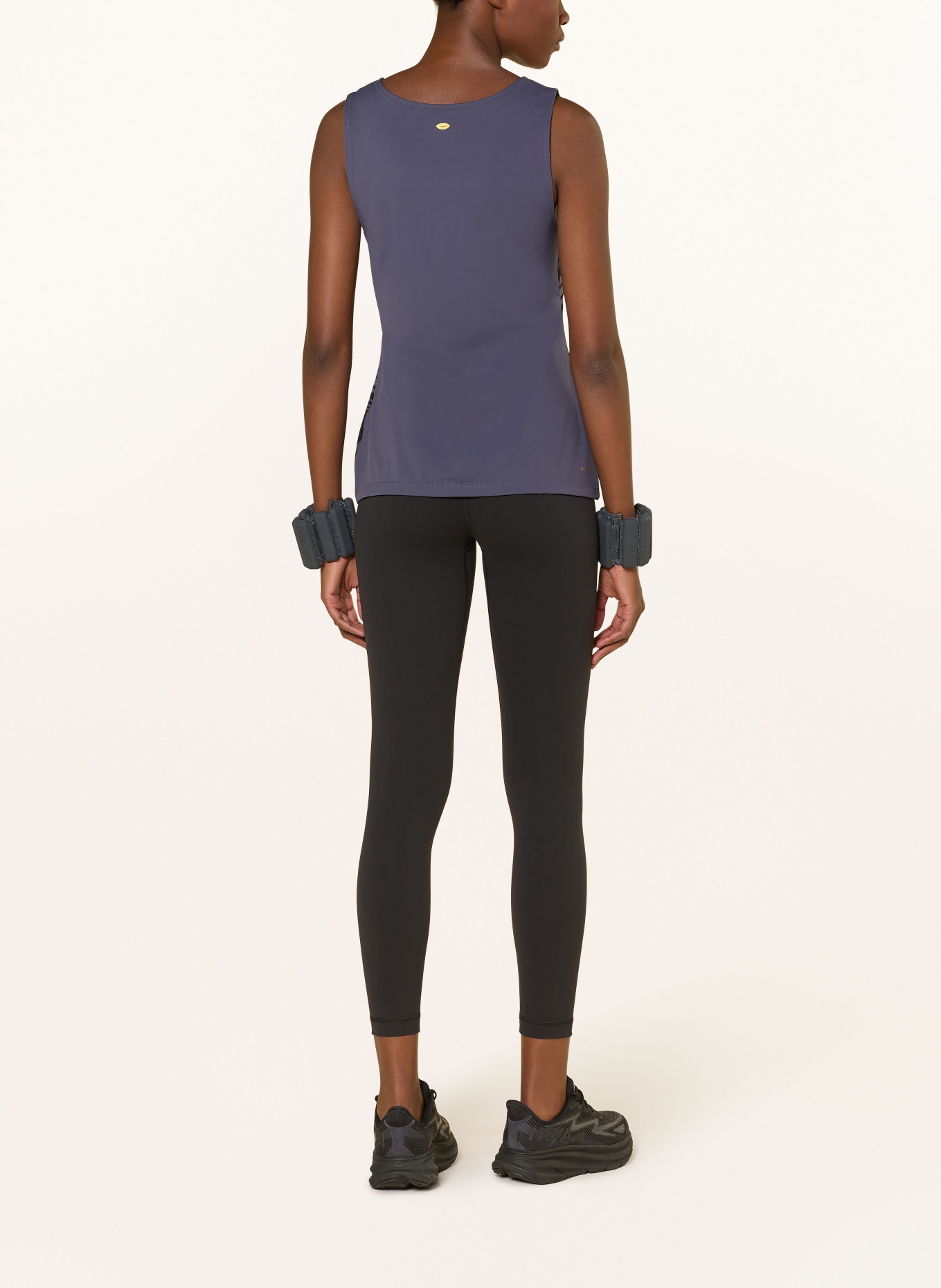 VENICE BEACH ENNY tank top: DARK GRAY / BLACK