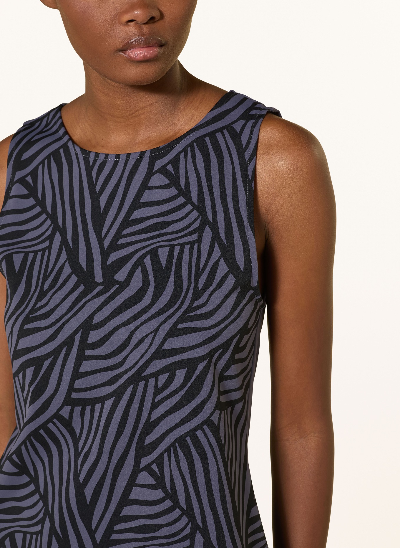 VENICE BEACH ENNY tank top: DARK GRAY / BLACK