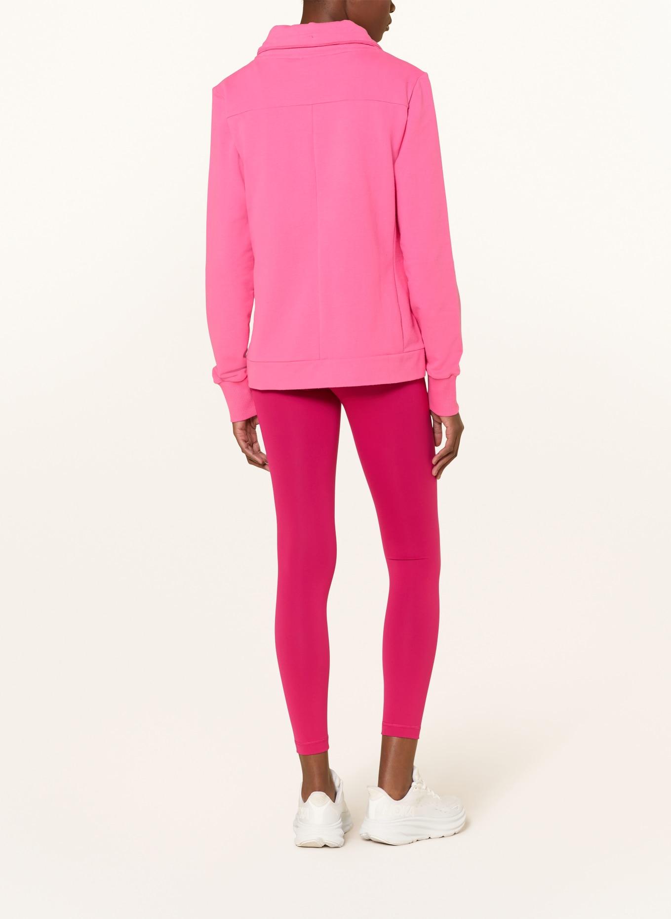 VENICE BEACH sweat jacket: NEON PINK