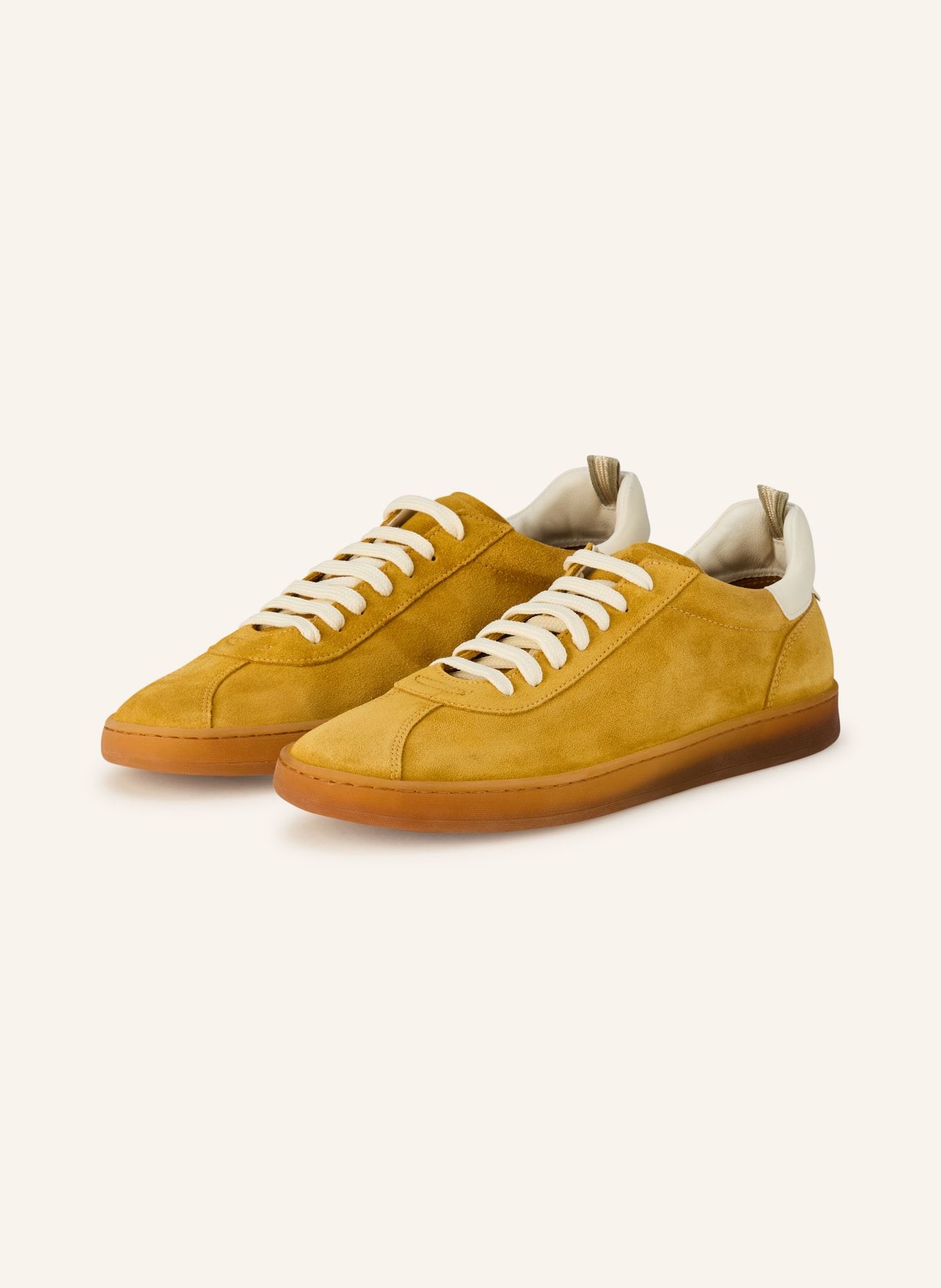 OFFICINE CREATIVE Sneaker HALO: DUNKELGELB / CREME