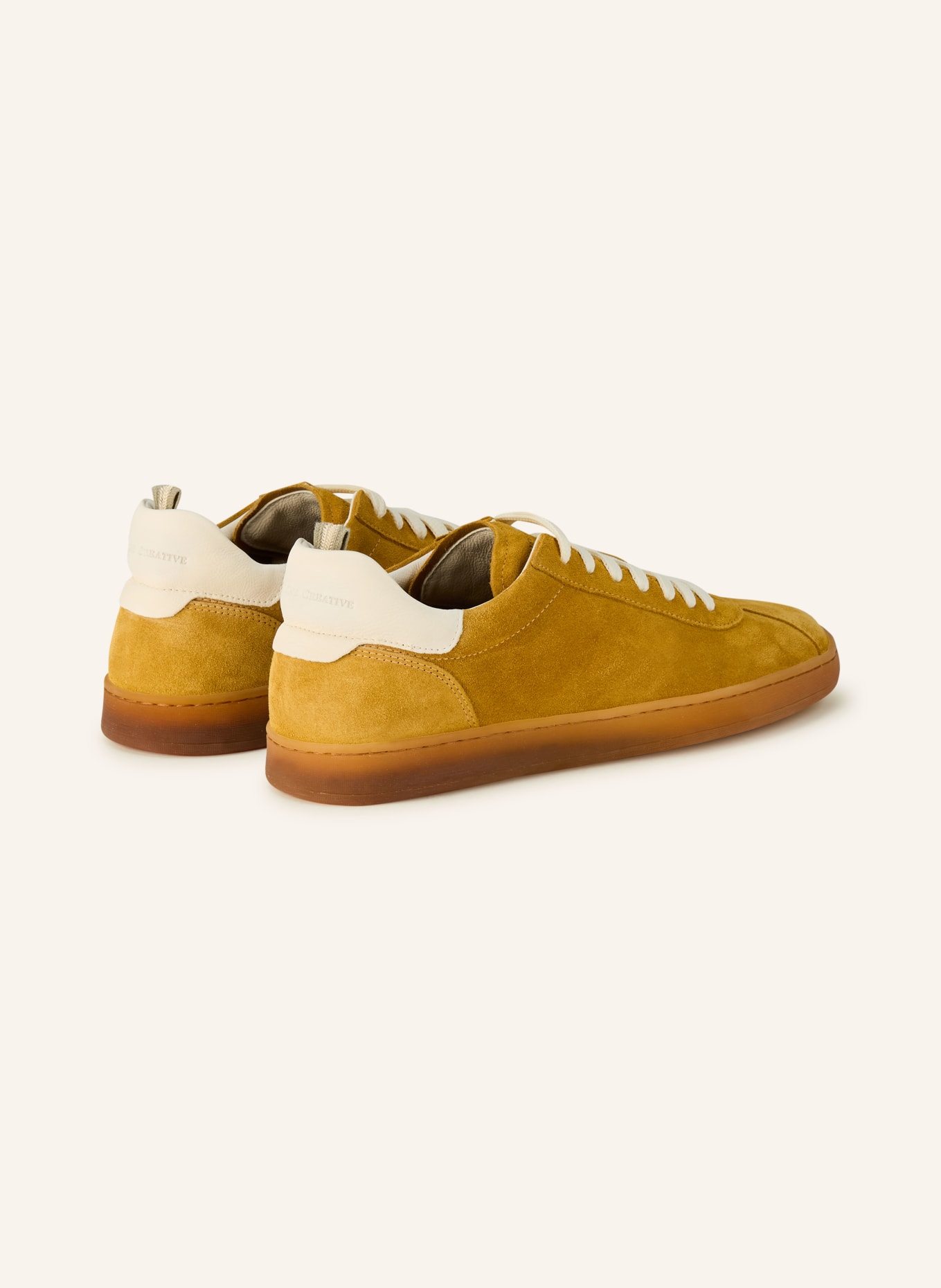 OFFICINE CREATIVE Sneaker HALO: DUNKELGELB / CREME