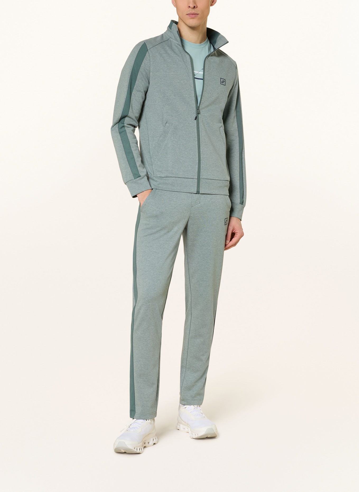 JOY sportswear ELIJAH Sweat Jacket: LIGHT GREEN / GREEN