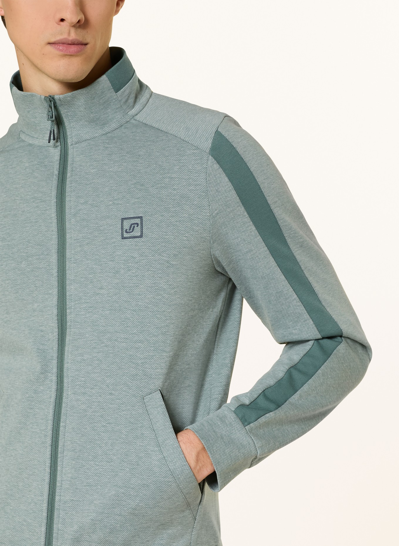 JOY sportswear ELIJAH Sweat Jacket: LIGHT GREEN / GREEN