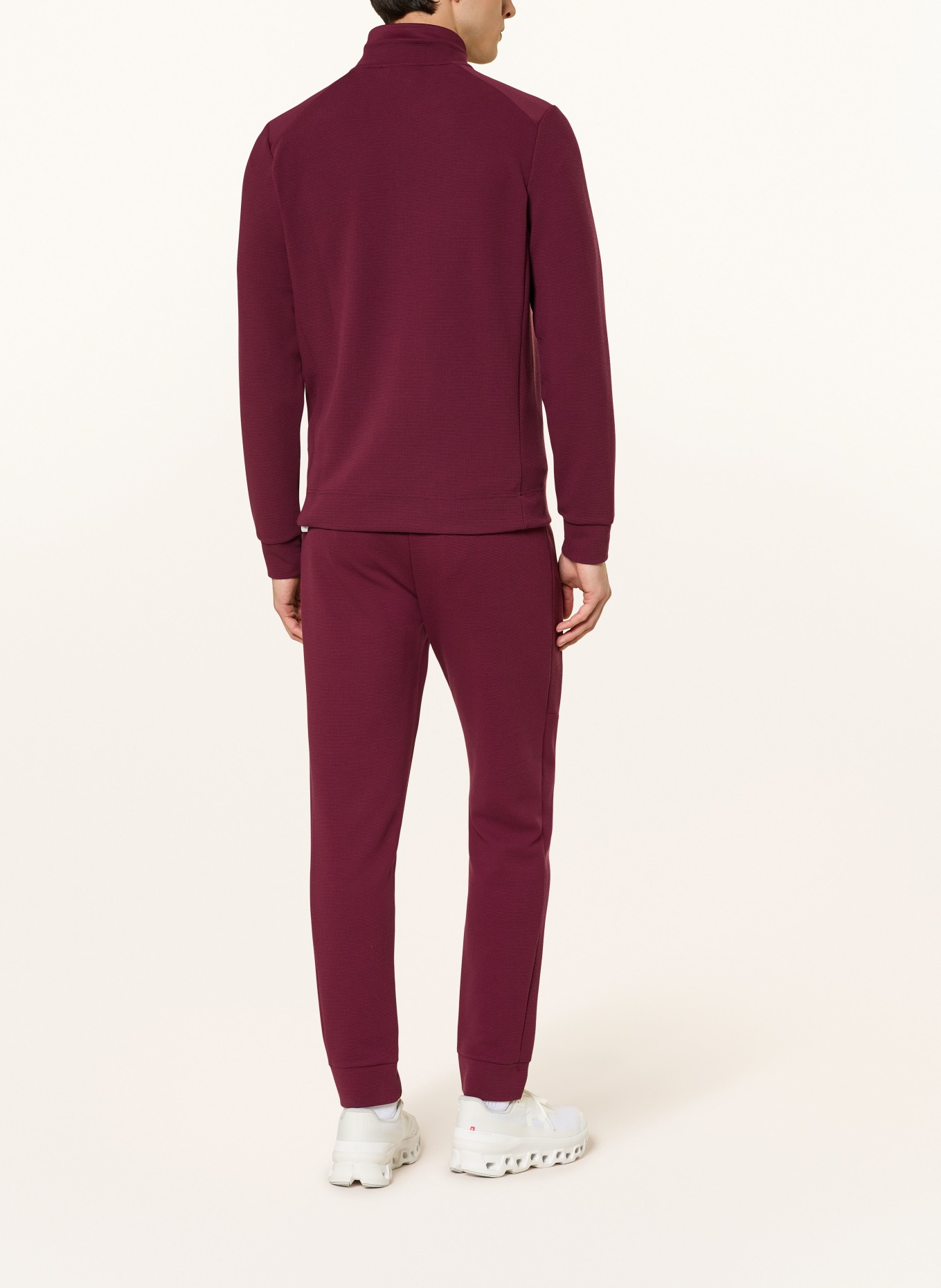 JOY sportswear VALERIO sweatshirt jacket: DARK RED