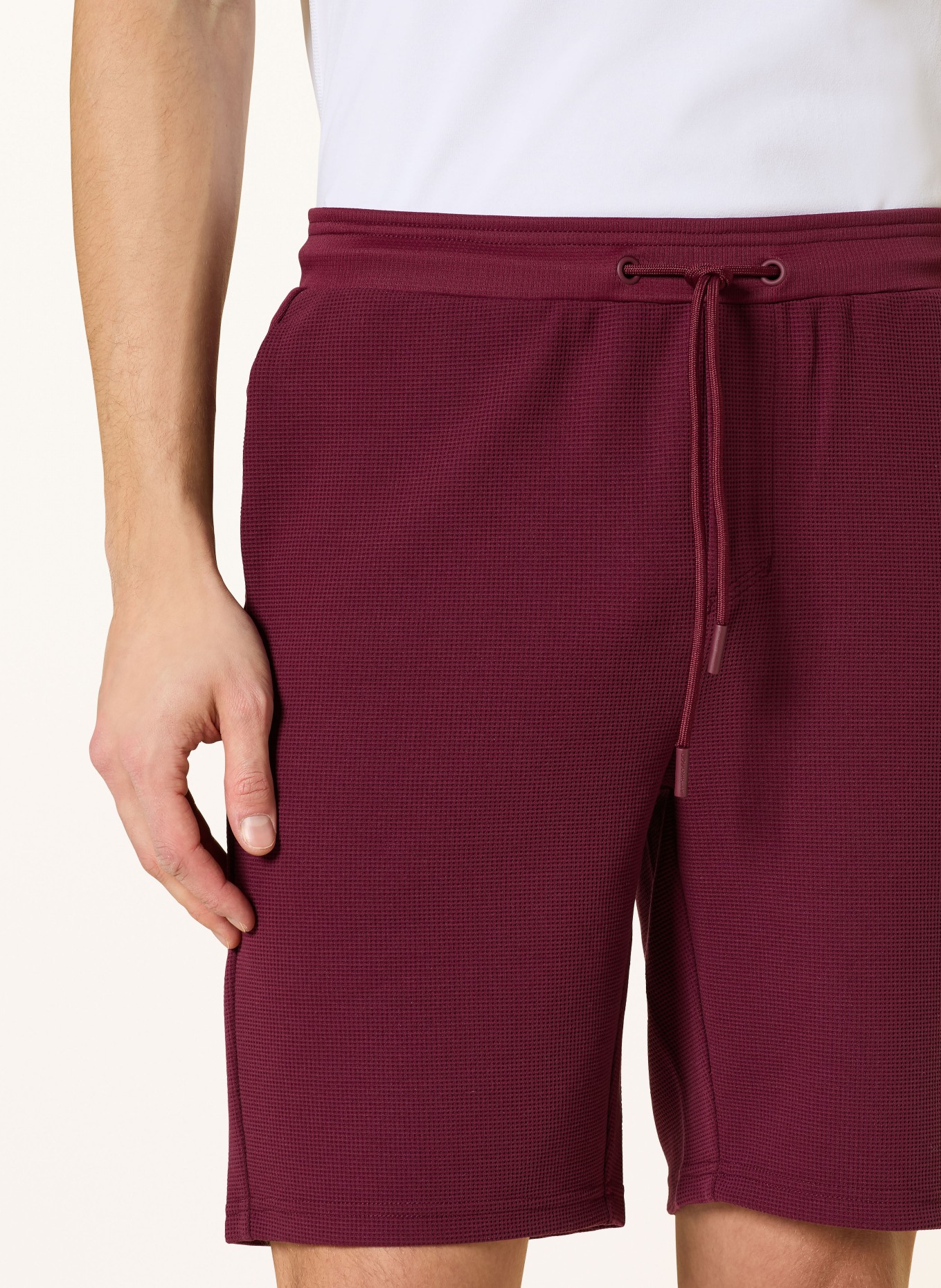 JOY sportswear AIKO sweat shorts: DARK RED
