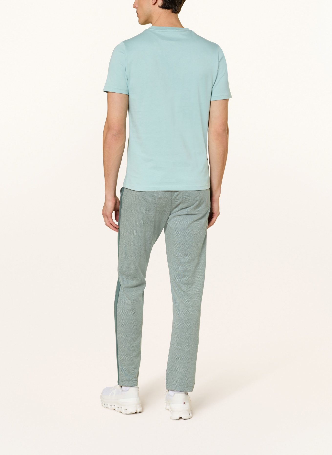 JOY sportswear T-Shirt LUKA: MINT / WEISS / SCHWARZ