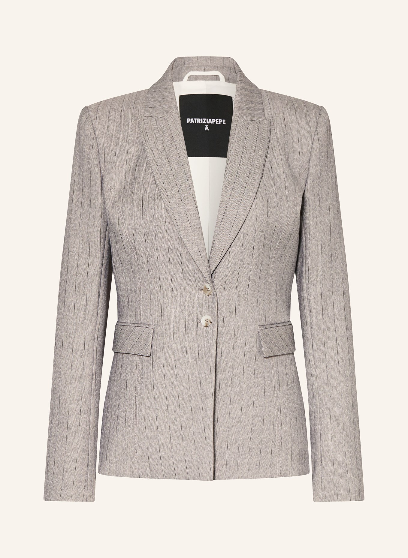 PATRIZIA PEPE blazer: GRAY / DARK GRAY