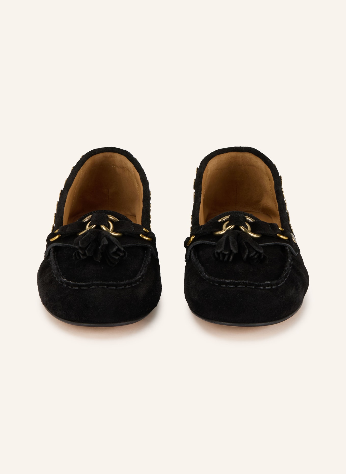 ISABEL MARANT Mokassins FAXEL mit Nieten: SCHWARZ