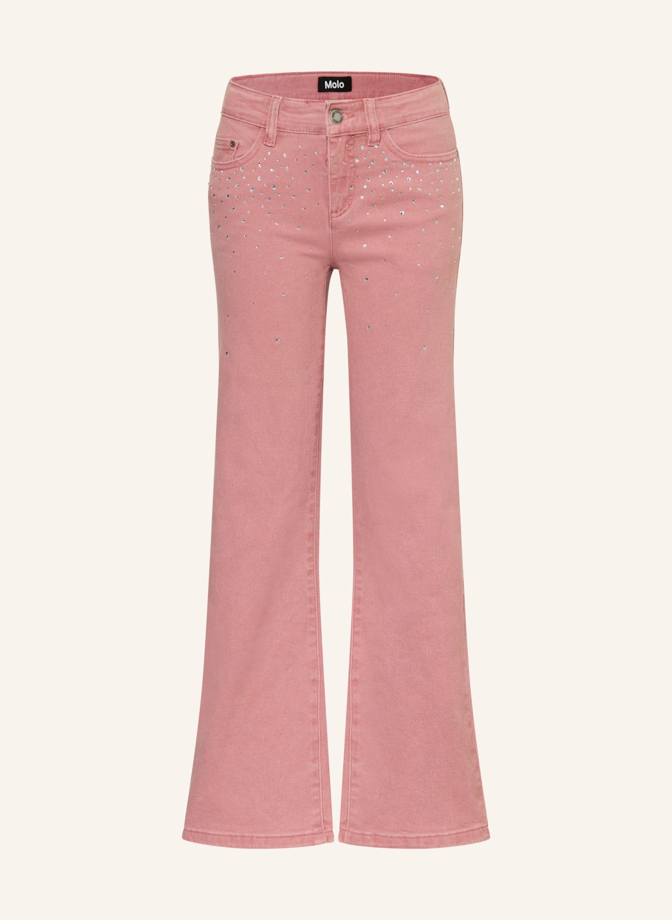 molo Jeans ASTA mit Schmucksteinen: 9477 BLUSH RHINESTONE