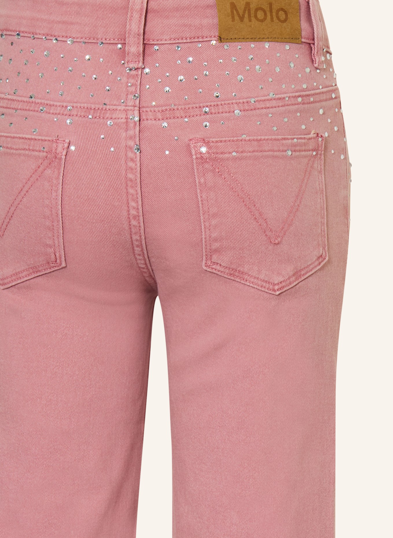 molo Jeans ASTA mit Schmucksteinen: 9477 BLUSH RHINESTONE