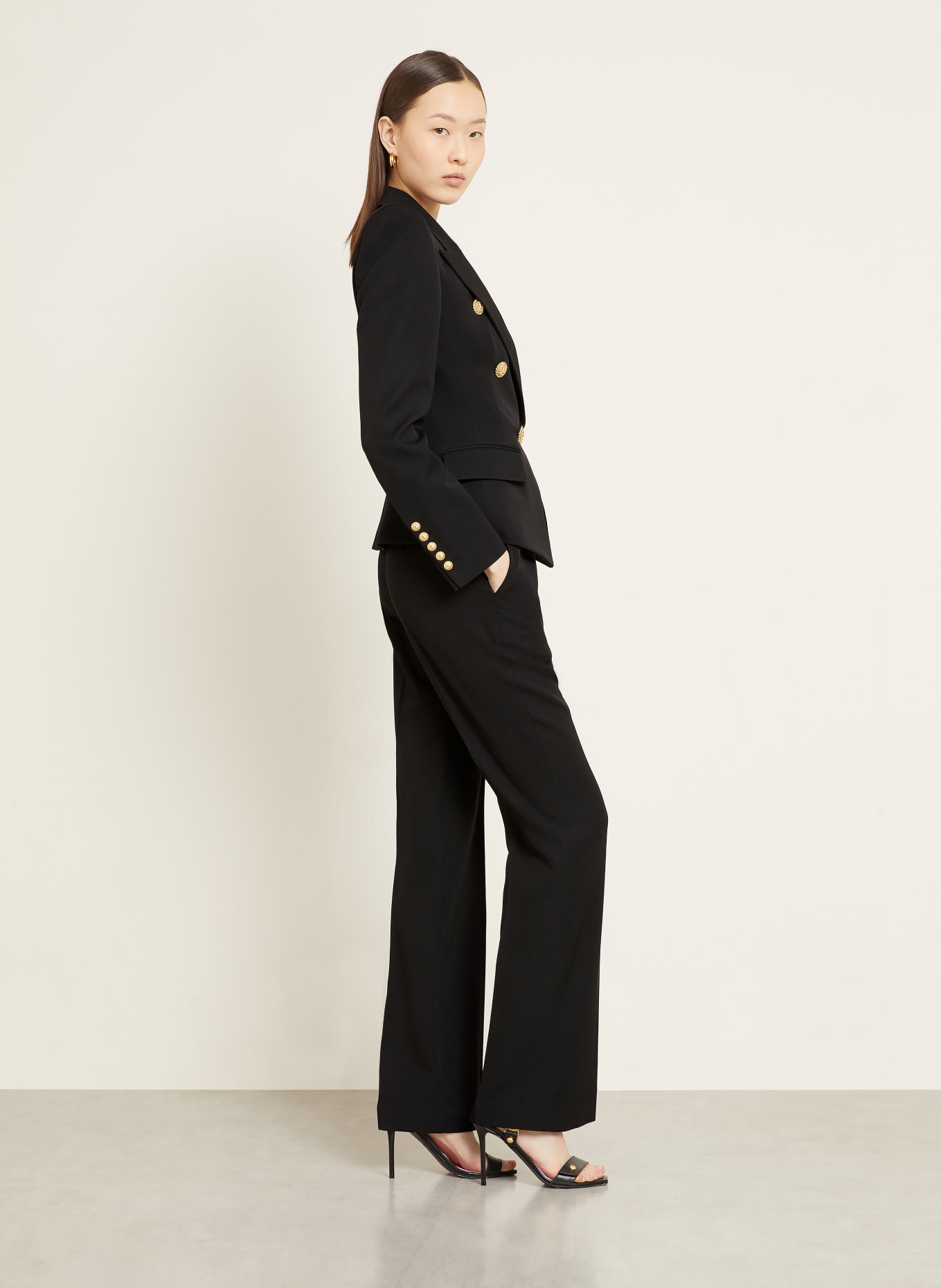 BALMAIN Hose: SCHWARZ