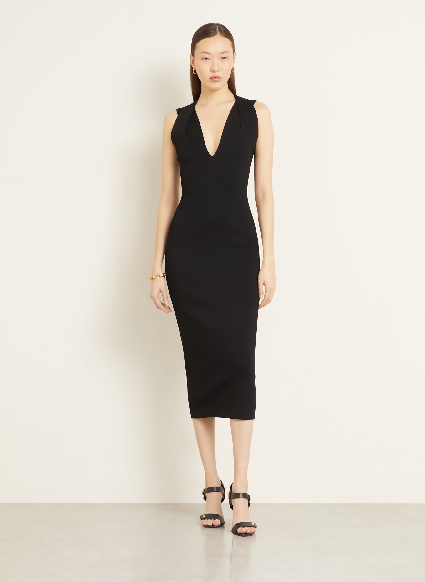 BALMAIN Cocktailkleid: SCHWARZ