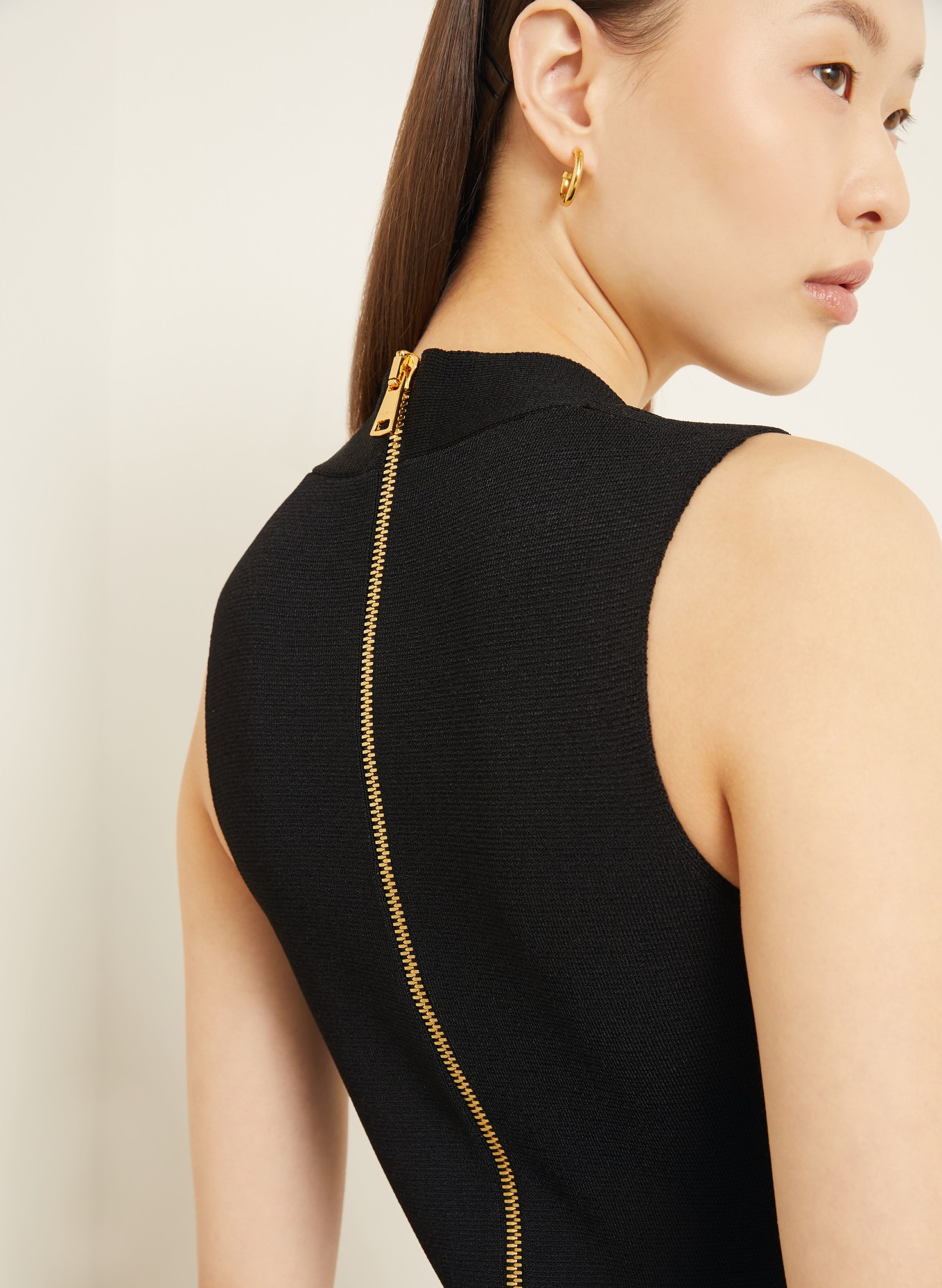 BALMAIN Cocktailkleid: SCHWARZ