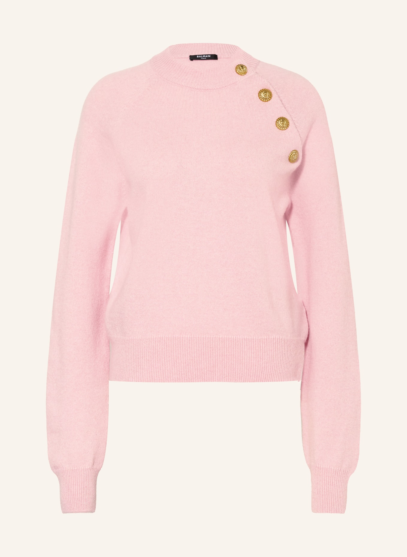 BALMAIN cashmere sweater: PINK
