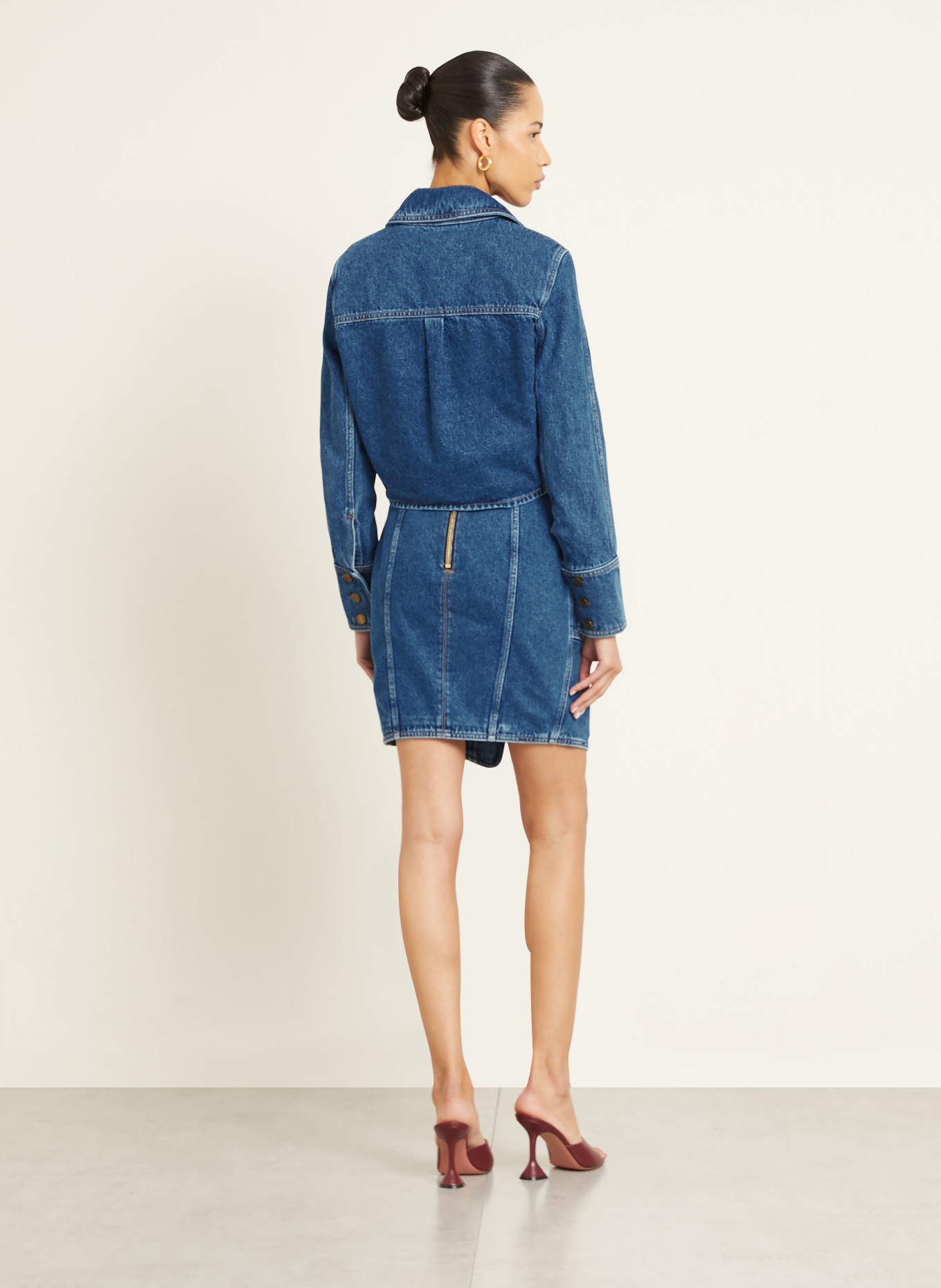 BALMAIN Jeansjacke: 6EX BLEU JEAN FONCE