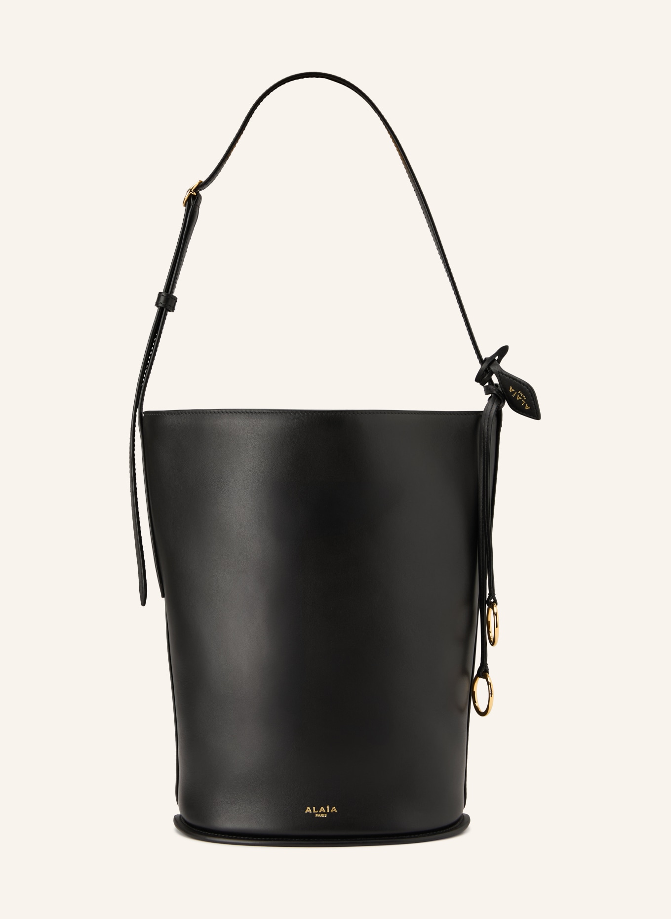 ALAÏA Schultertasche: SCHWARZ