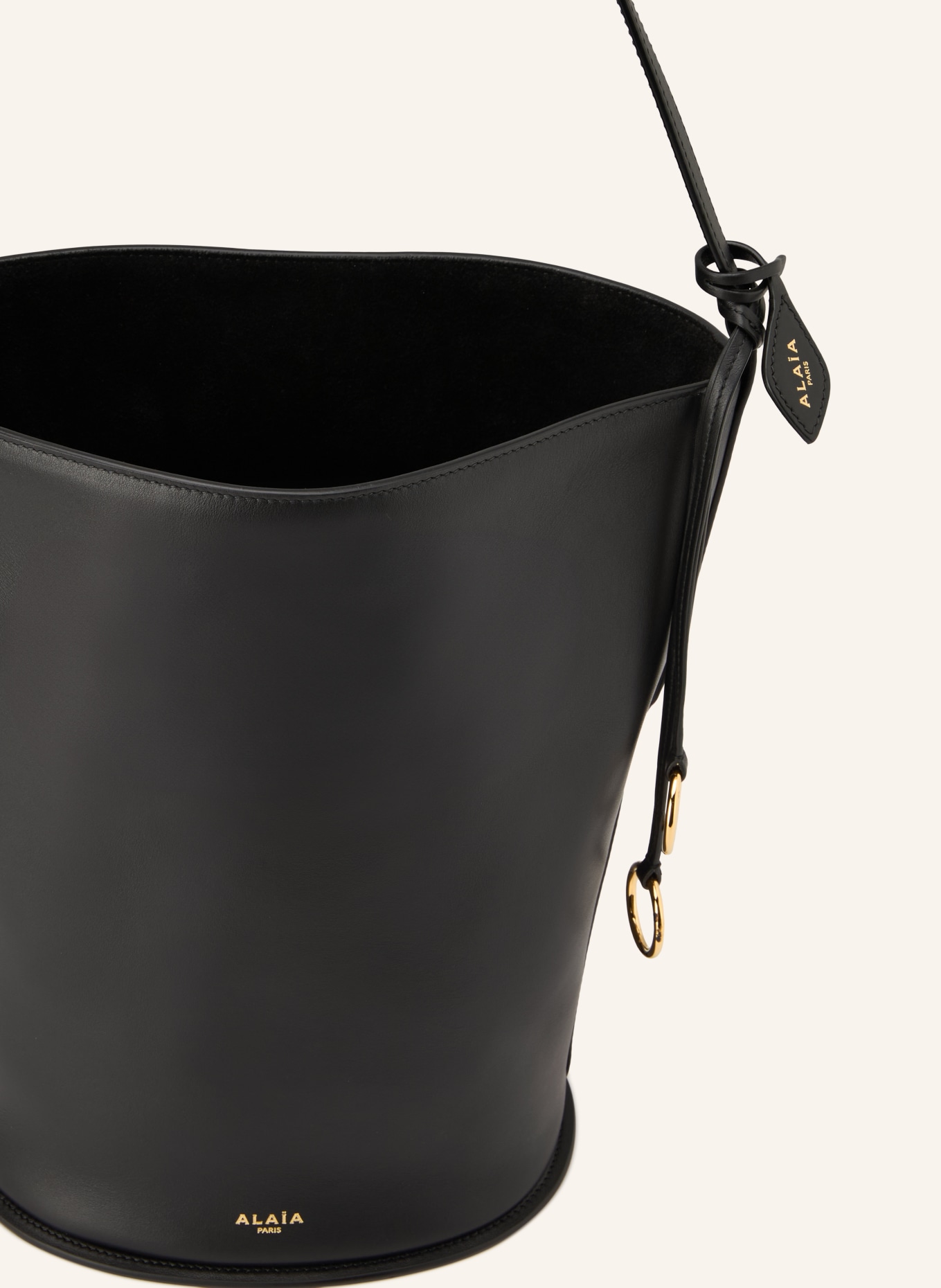 ALAÏA Schultertasche: SCHWARZ