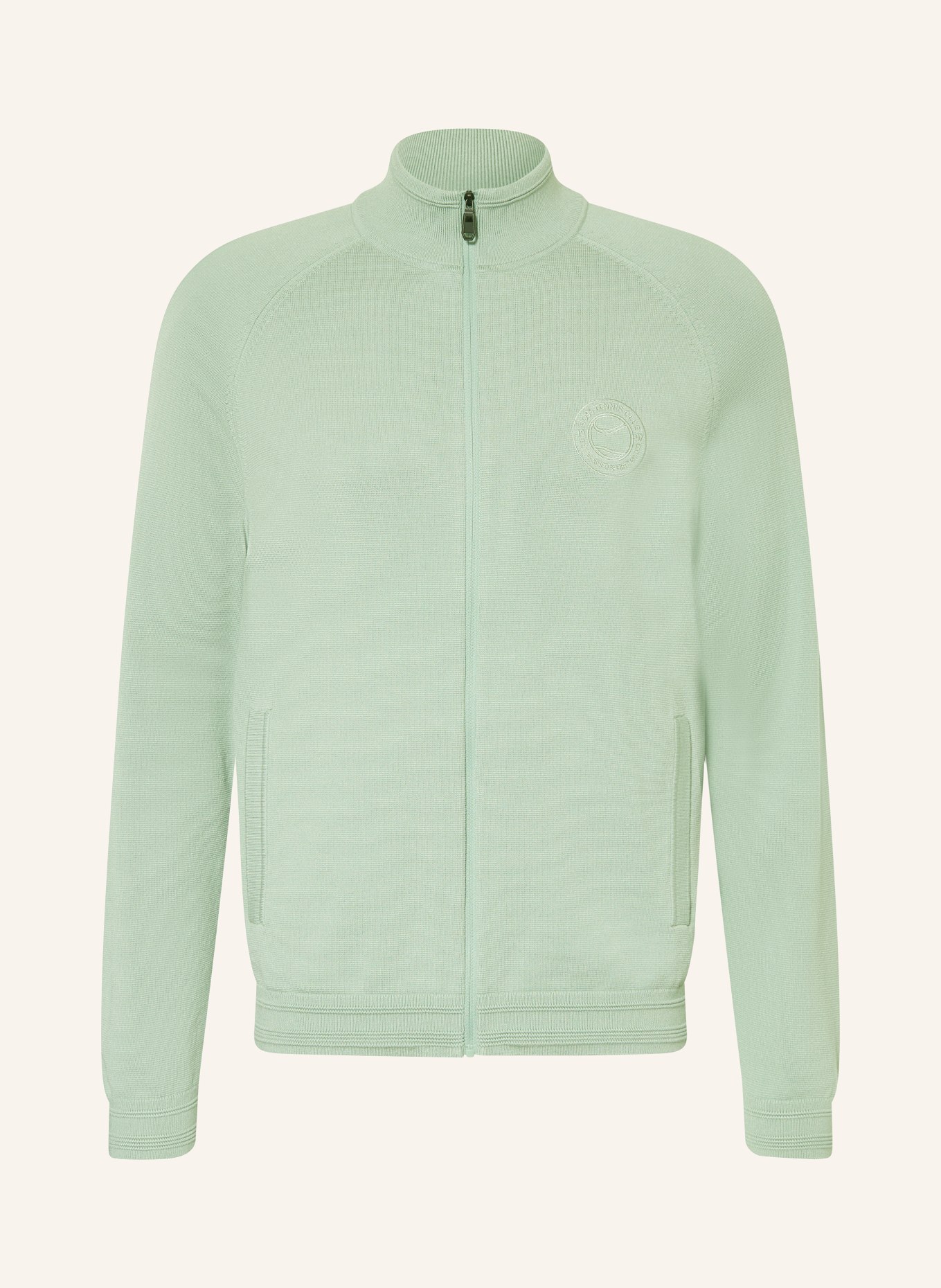 BOSS Strickjacke JOIN: HELLGRÜN
