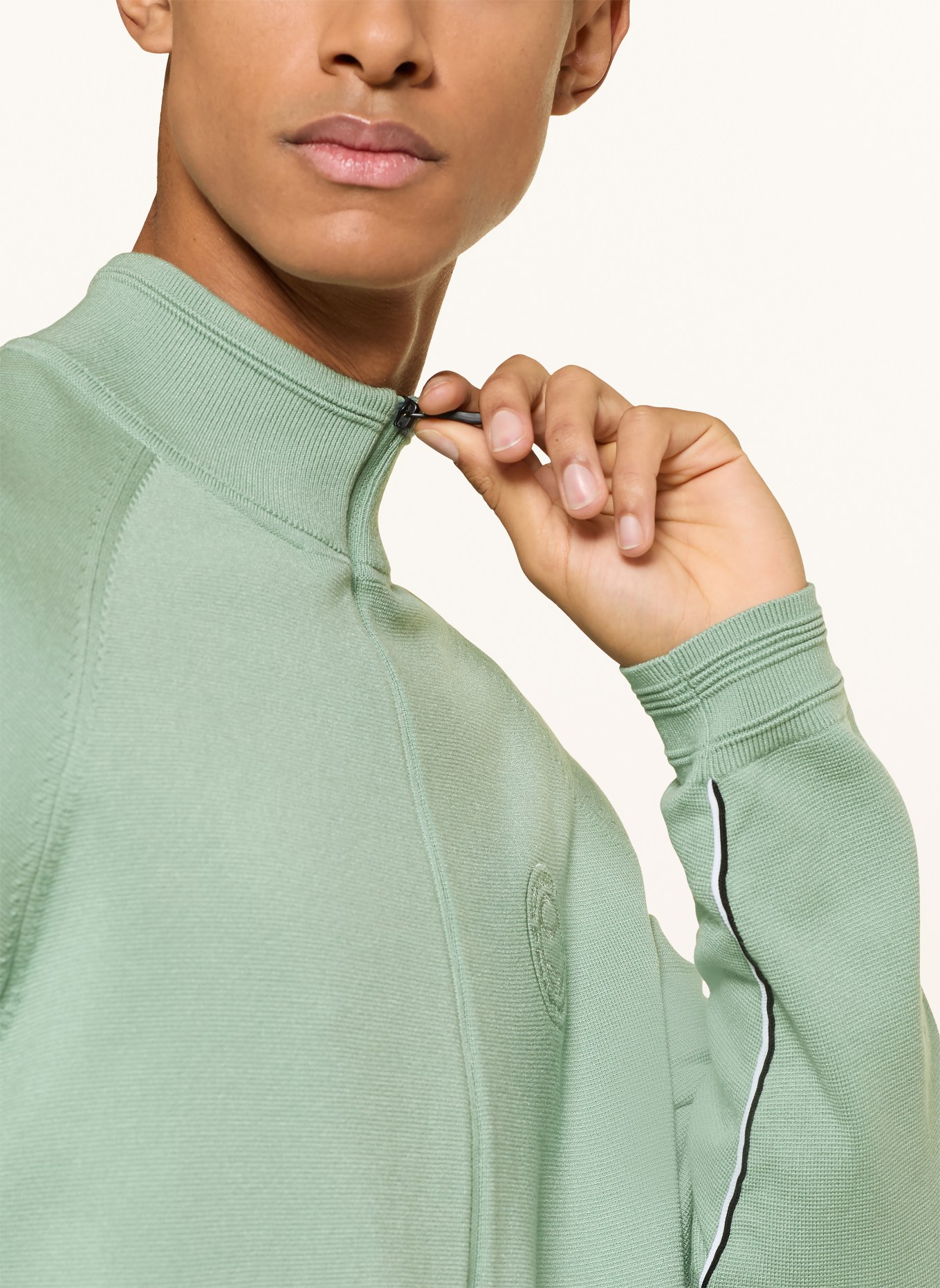 BOSS Strickjacke JOIN: HELLGRÜN