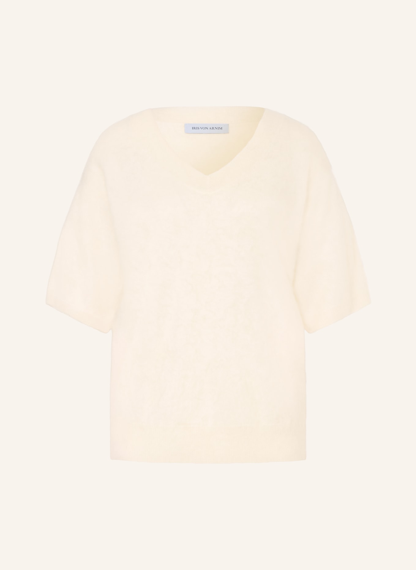 IRIS von ARNIM Sweter z dzianiny SORREL z kaszmiru: KREMOWY