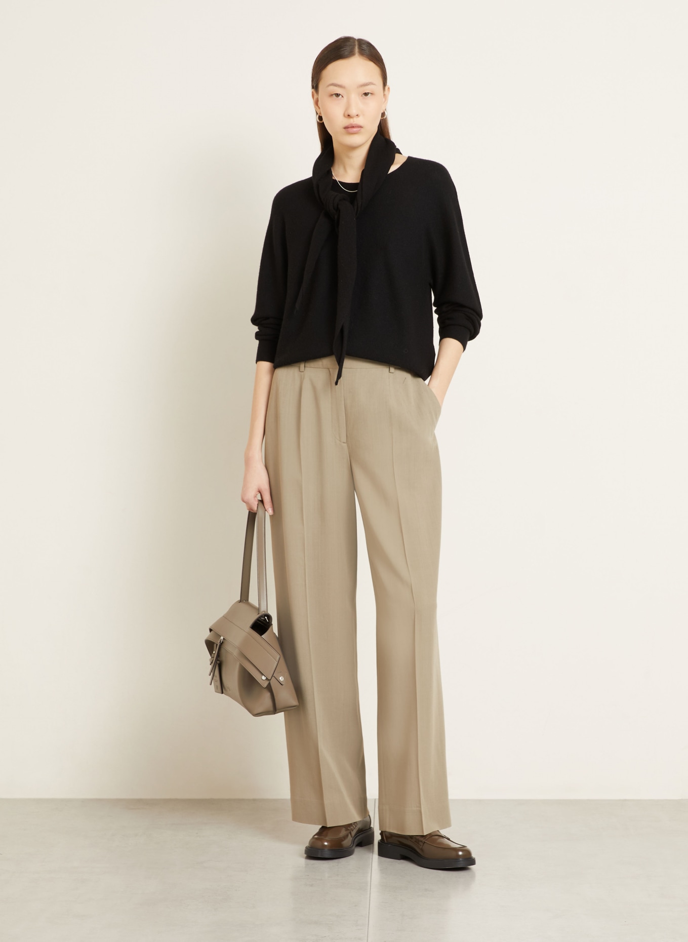 IRIS von ARNIM Pull TOVA en cachemire et soie: NOIR