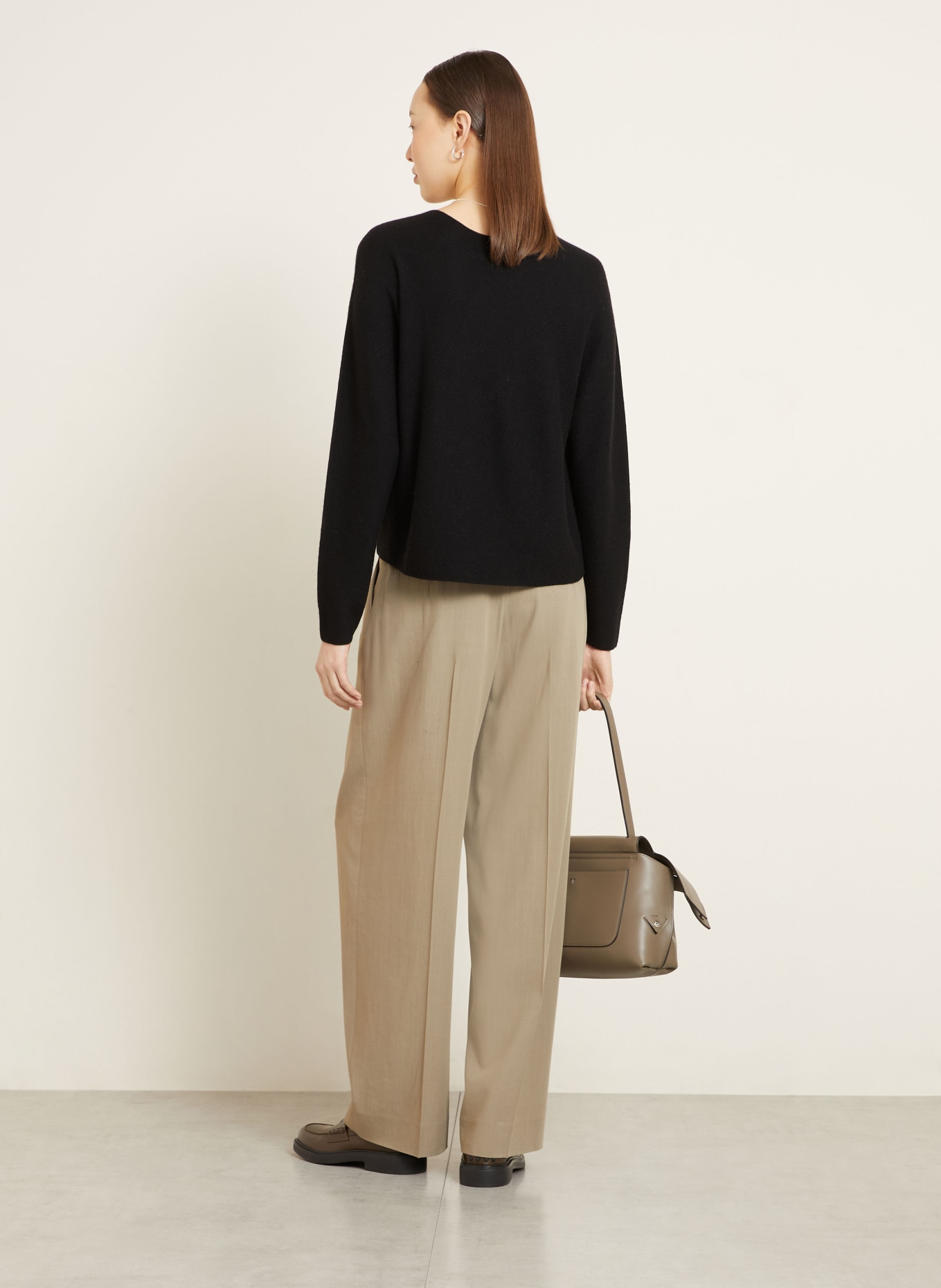 IRIS von ARNIM Pull TOVA en cachemire et soie: NOIR