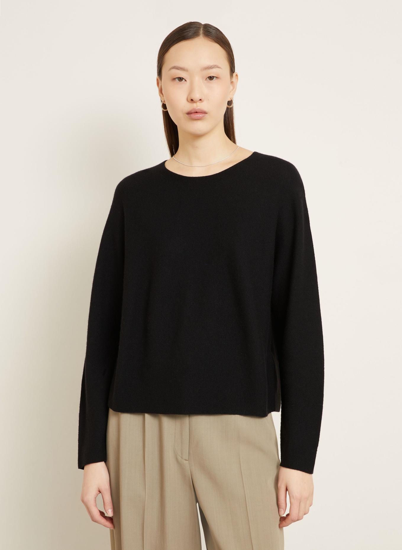 IRIS von ARNIM Pull TOVA en cachemire et soie: NOIR