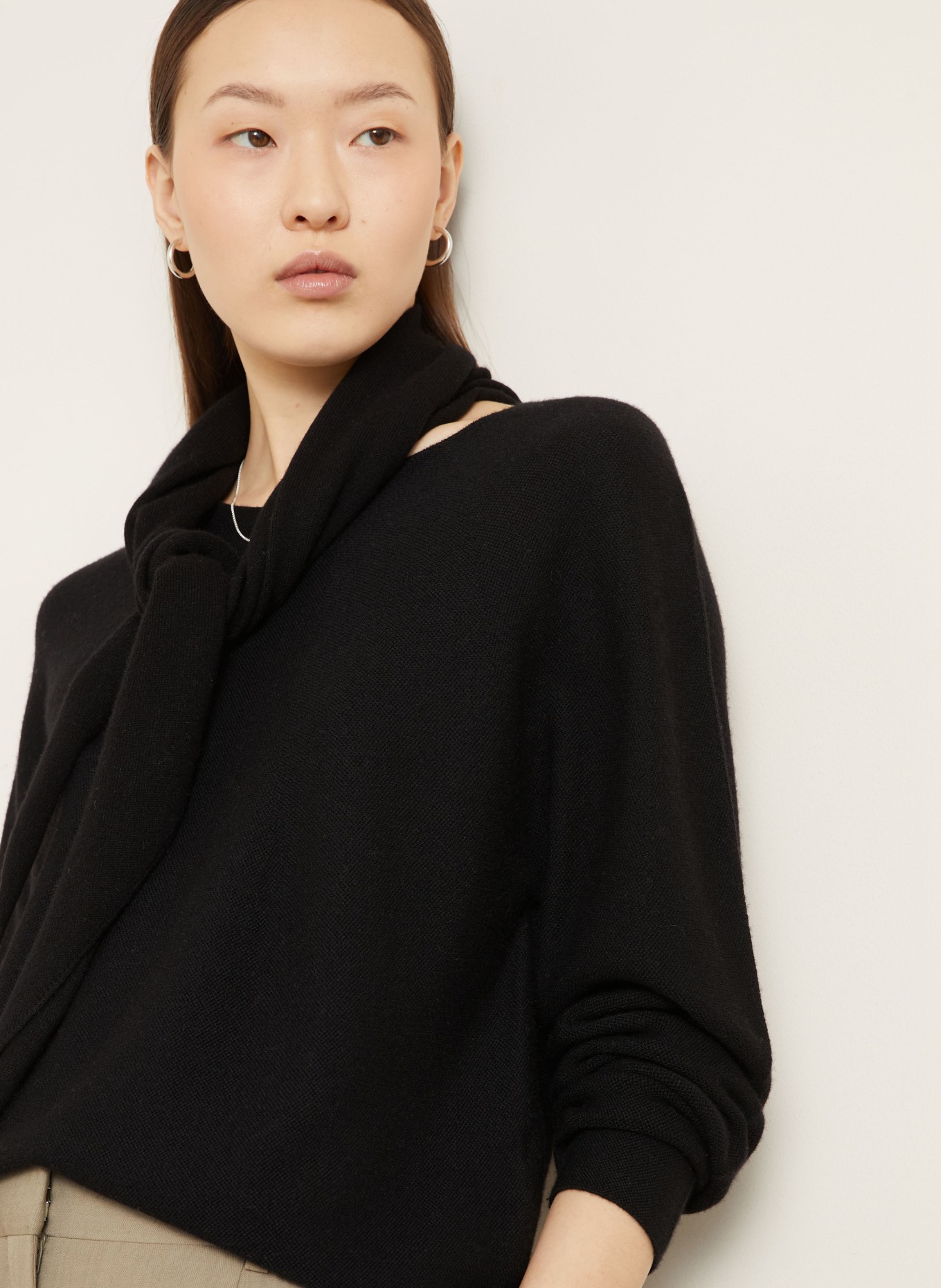 IRIS von ARNIM Pull TOVA en cachemire et soie: NOIR