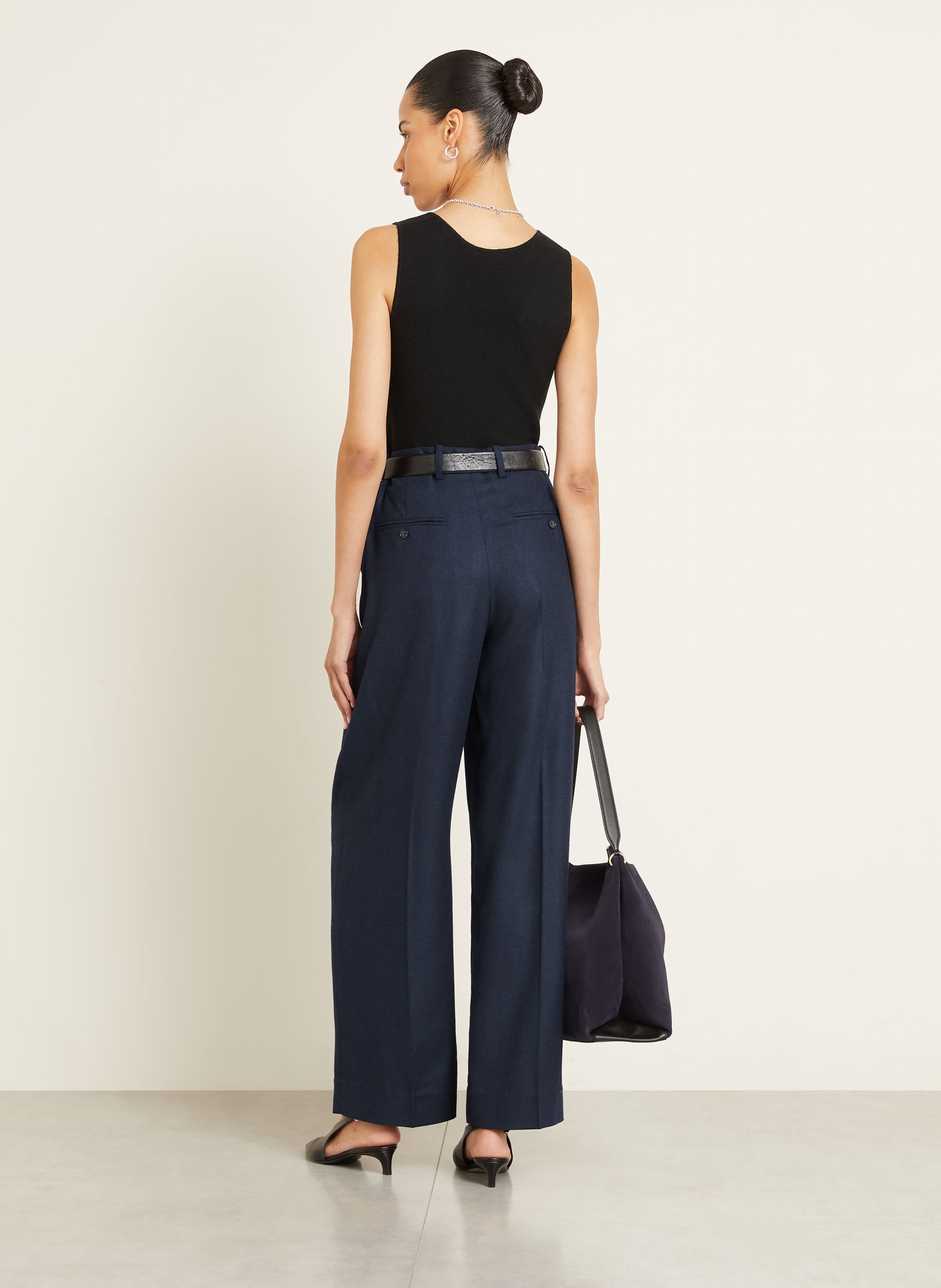 IRIS von ARNIM THYRA knitted top made of cashmere with silk: BLACK