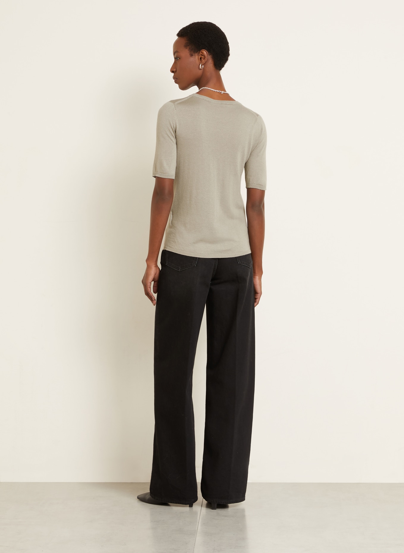 IRIS von ARNIM pletené tričko: KHAKI