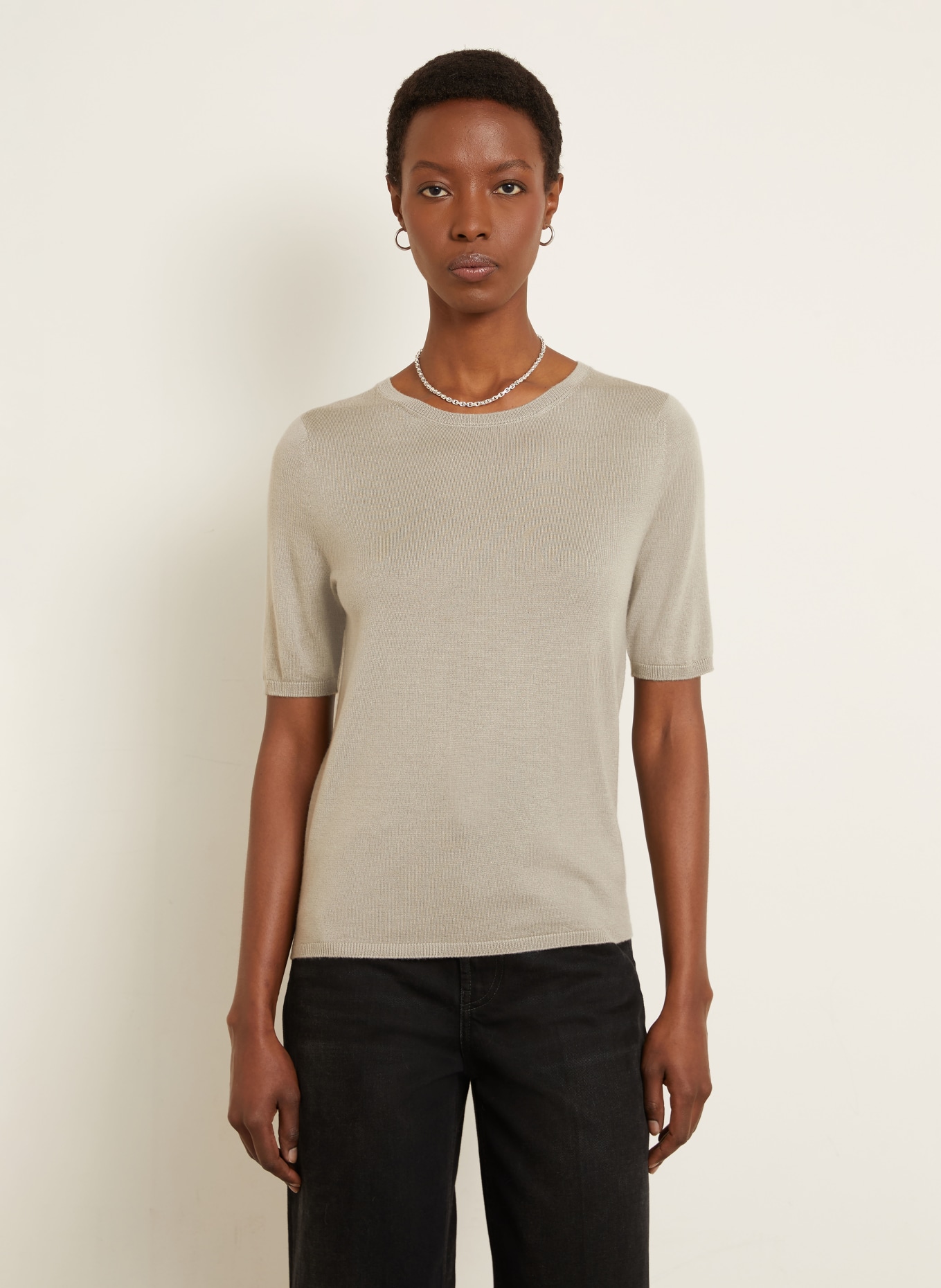 IRIS von ARNIM pletené tričko: KHAKI