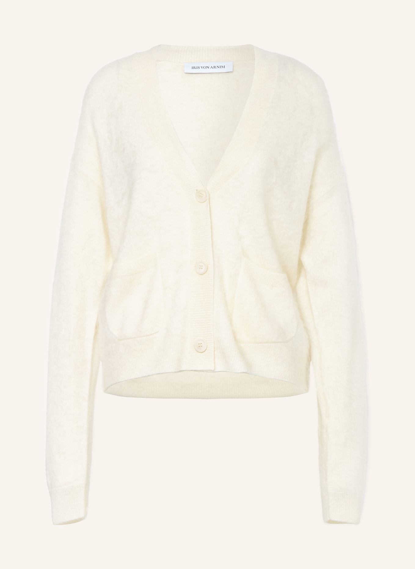 IRIS von ARNIM Strickjacke SERAPHINA aus Cashmere: ECRU