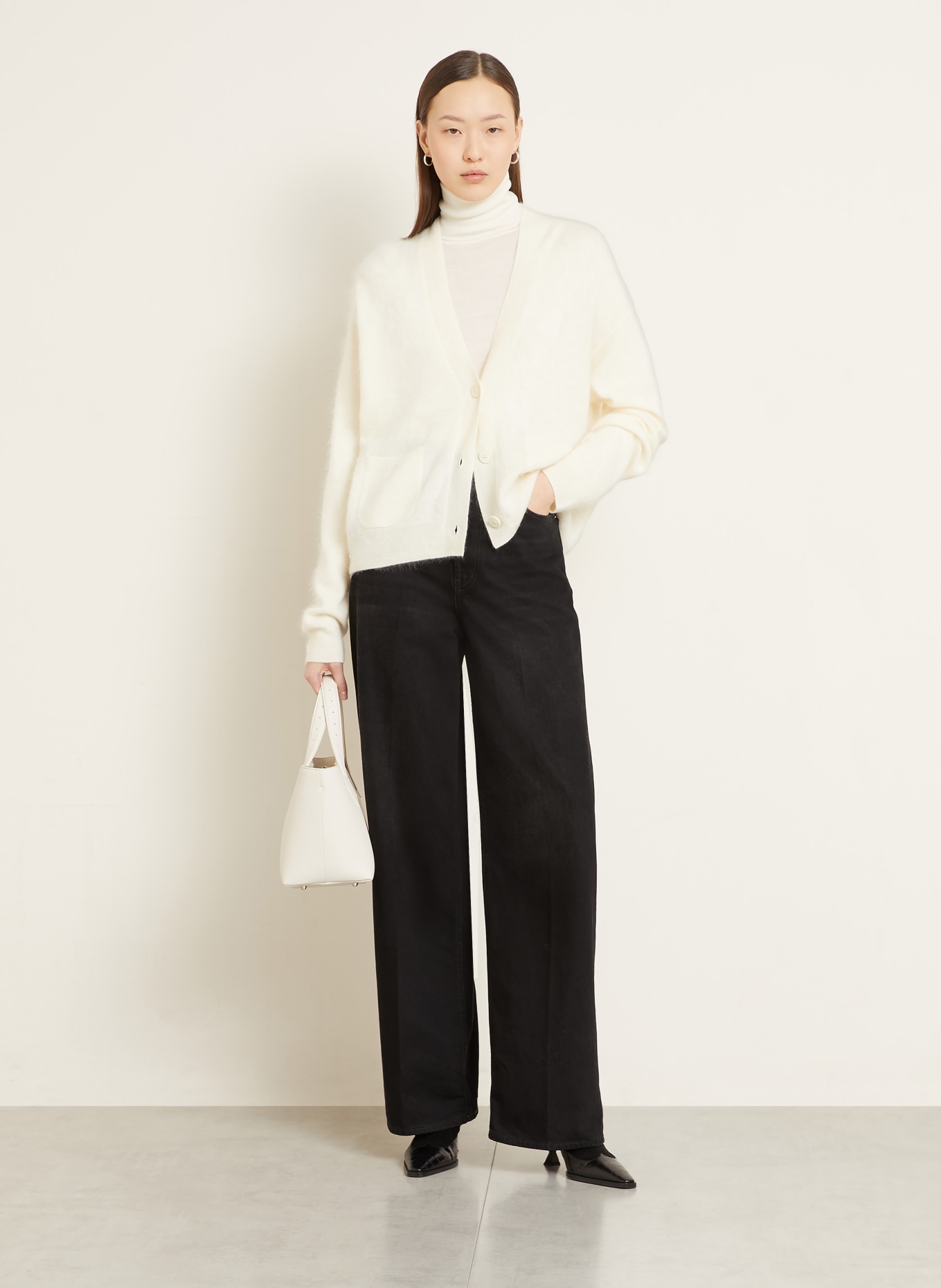 IRIS von ARNIM Strickjacke SERAPHINA aus Cashmere: ECRU