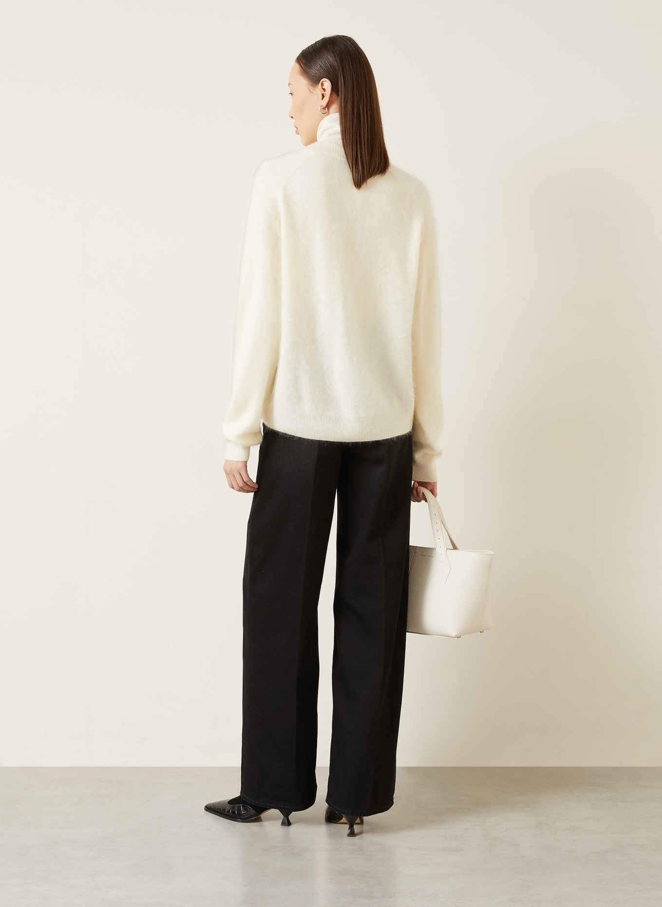 IRIS von ARNIM Strickjacke SERAPHINA aus Cashmere: ECRU