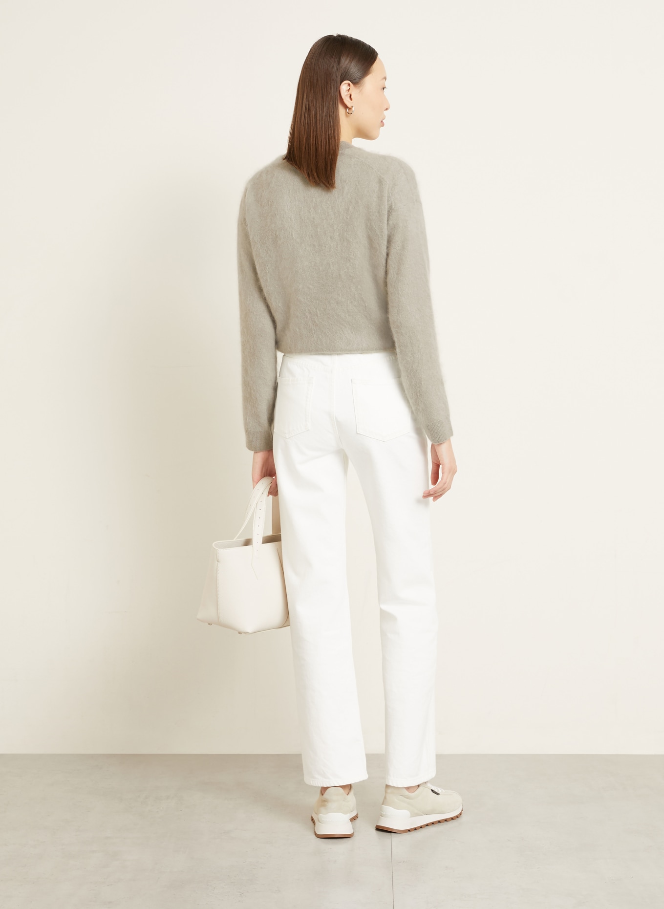 IRIS von ARNIM Strickjacke SERAPHINA aus Cashmere: KHAKI